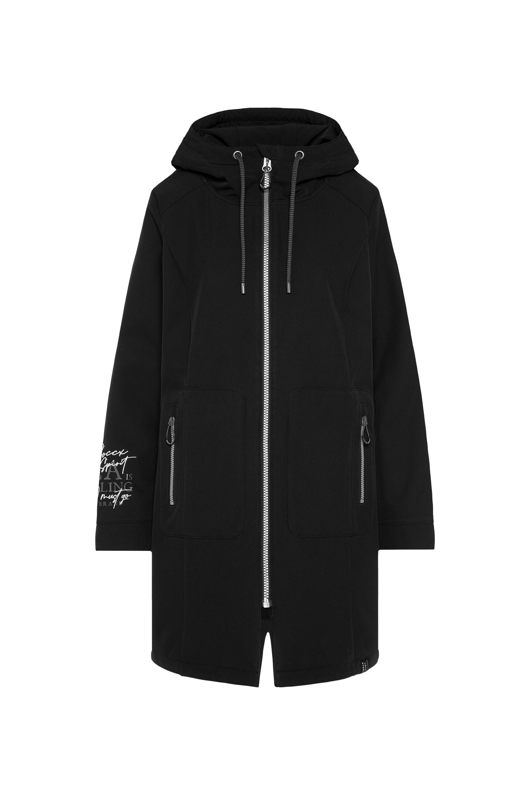SOCCX Softshelljacke, mit Kapuze, mit Windfangleiste