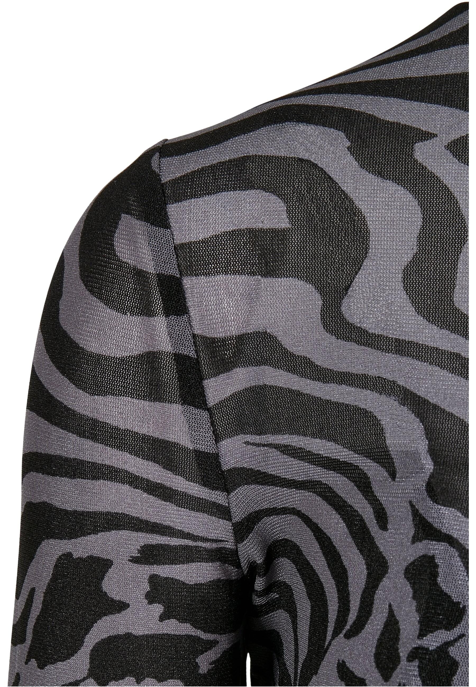 URBAN CLASSICS Shirtkleid »Urban Classics Damen Ladies AOP Double Layer Dress«, (1 tlg.)