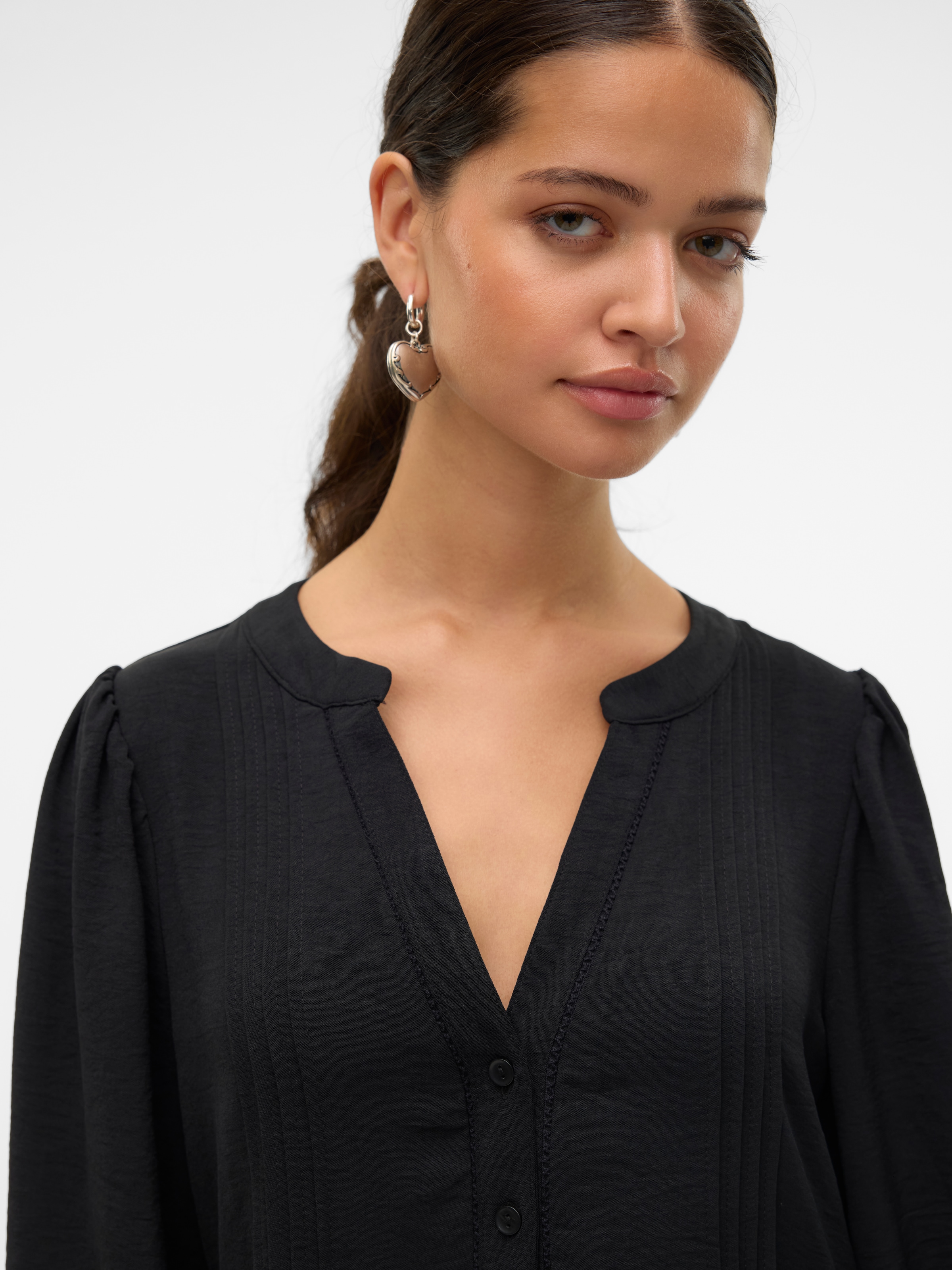 Vero Moda Tunikakleid »VMEMMA LS LACE DRESS WVN GA NOOS«, Sommerkleid