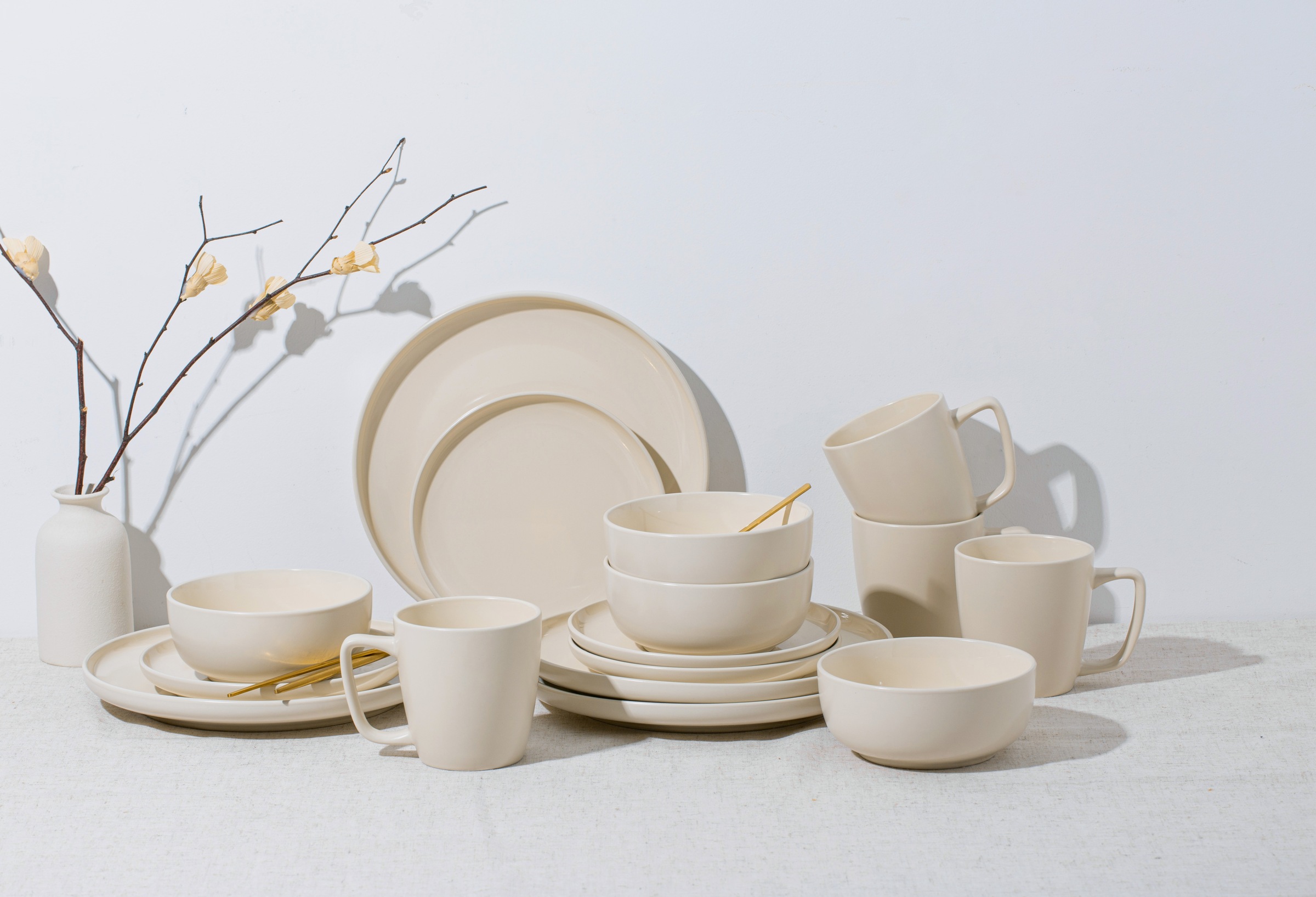 OTTO home Geschirr-Set "Tommik, außen matt, innen glänzend" spülmaschinenfe günstig online kaufen