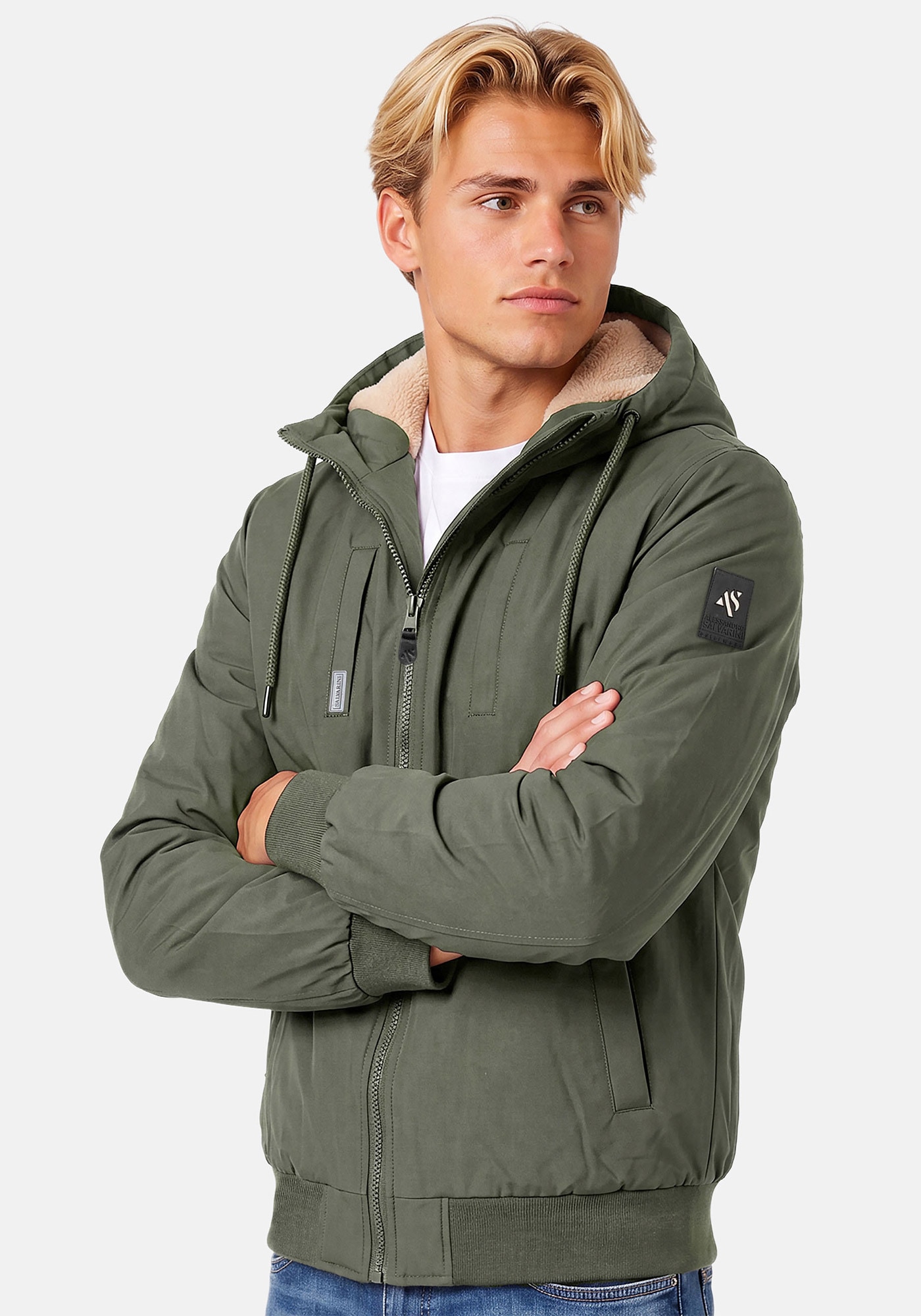 Alessandro Salvarini Winterjacke »ASPedro« innen mit warmem Teddyfell