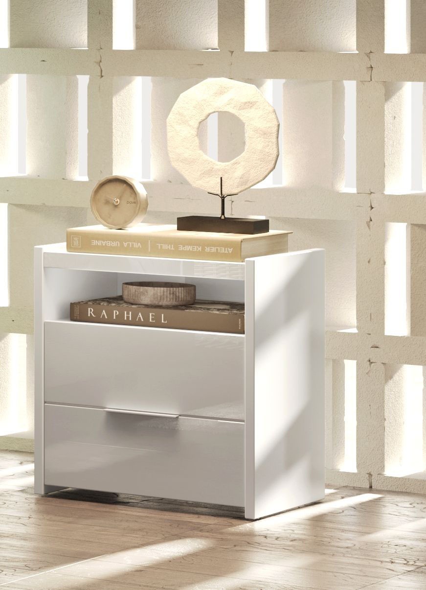 INOSIGN Nachtkommode "Malmo, Nachtschrank 2er Set, B/T/H 52/40/58 cm, mit 2 günstig online kaufen