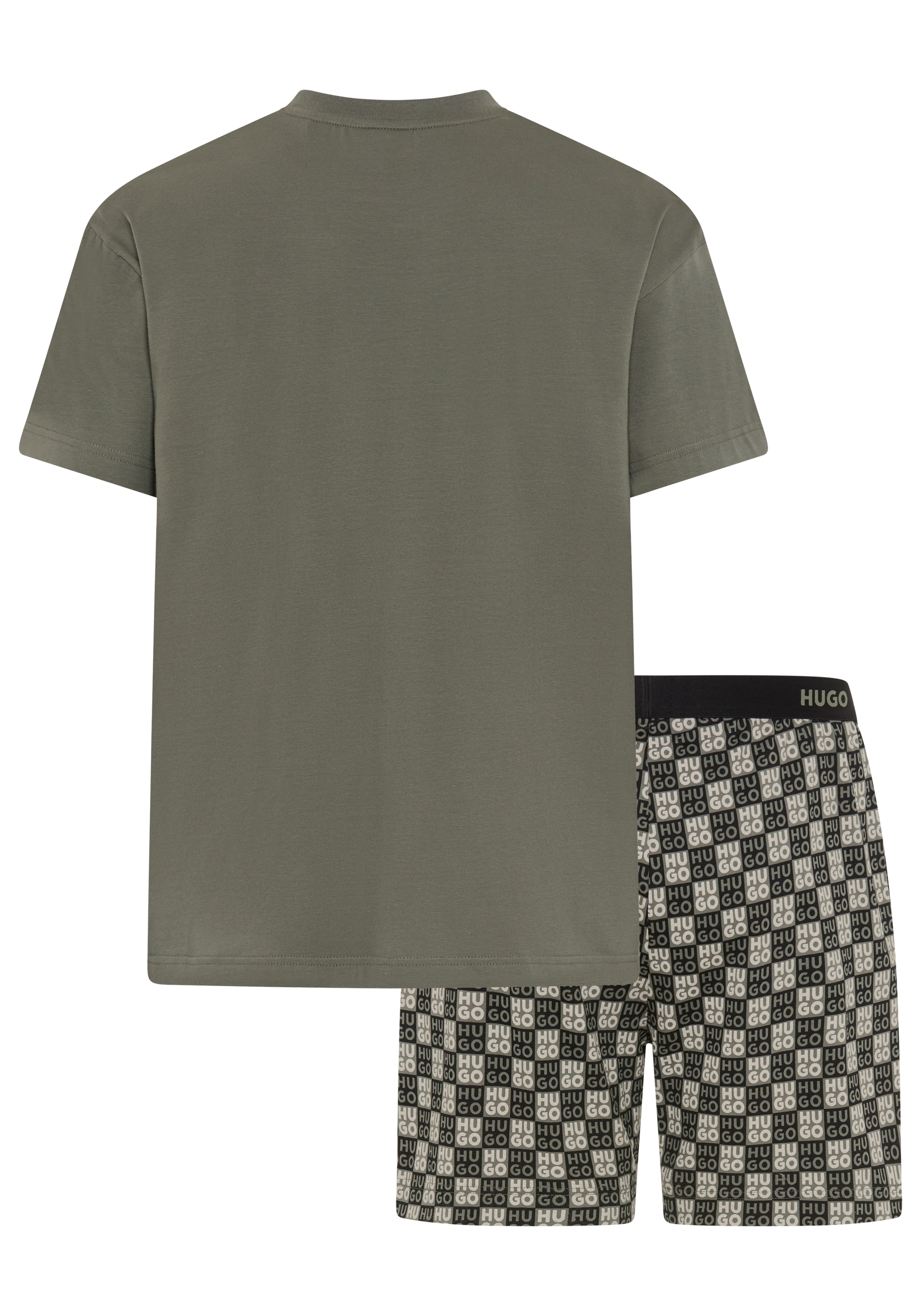 HUGO Underwear Shorty "Aaron" Set, 2 aus Stretch-Baumwolle mit Stack-Logos, günstig online kaufen