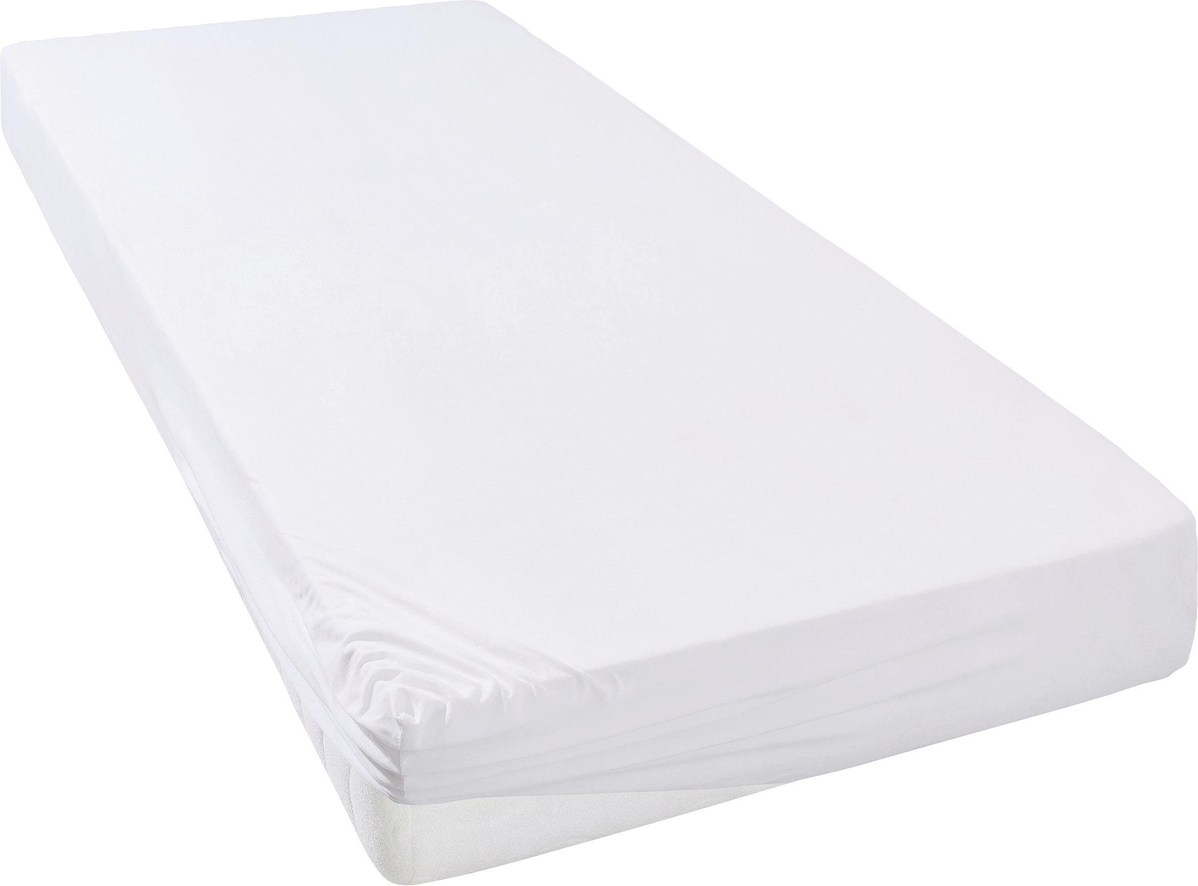 Leonique Spannbettlaken "Malia in Gr. 90x200, 140x200 oder 180x200 cm", aus günstig online kaufen