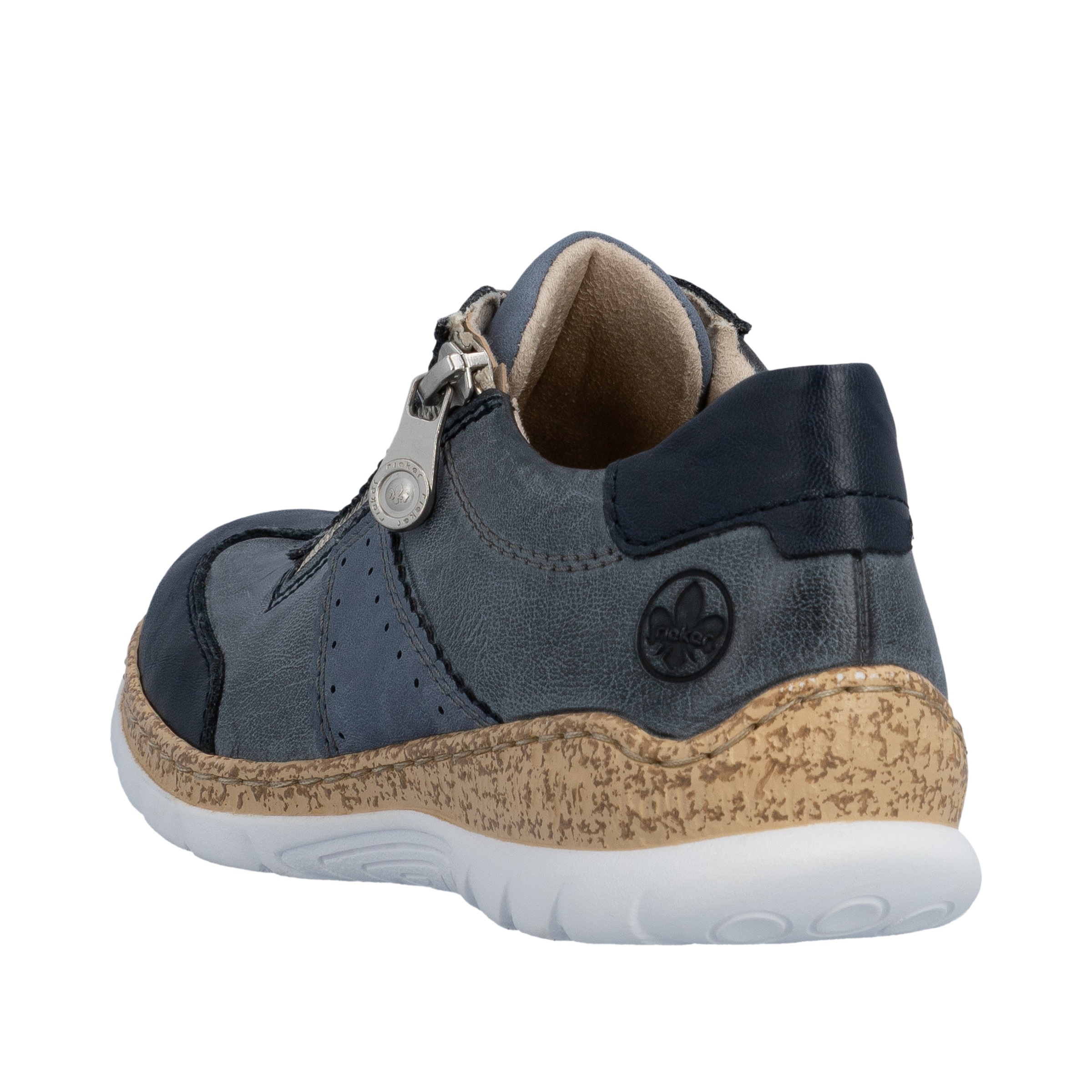 Thumbnail - Rieker Sneaker Schnürschuh, Halbschuh, Casual-Sneaker mit Reißverschluss