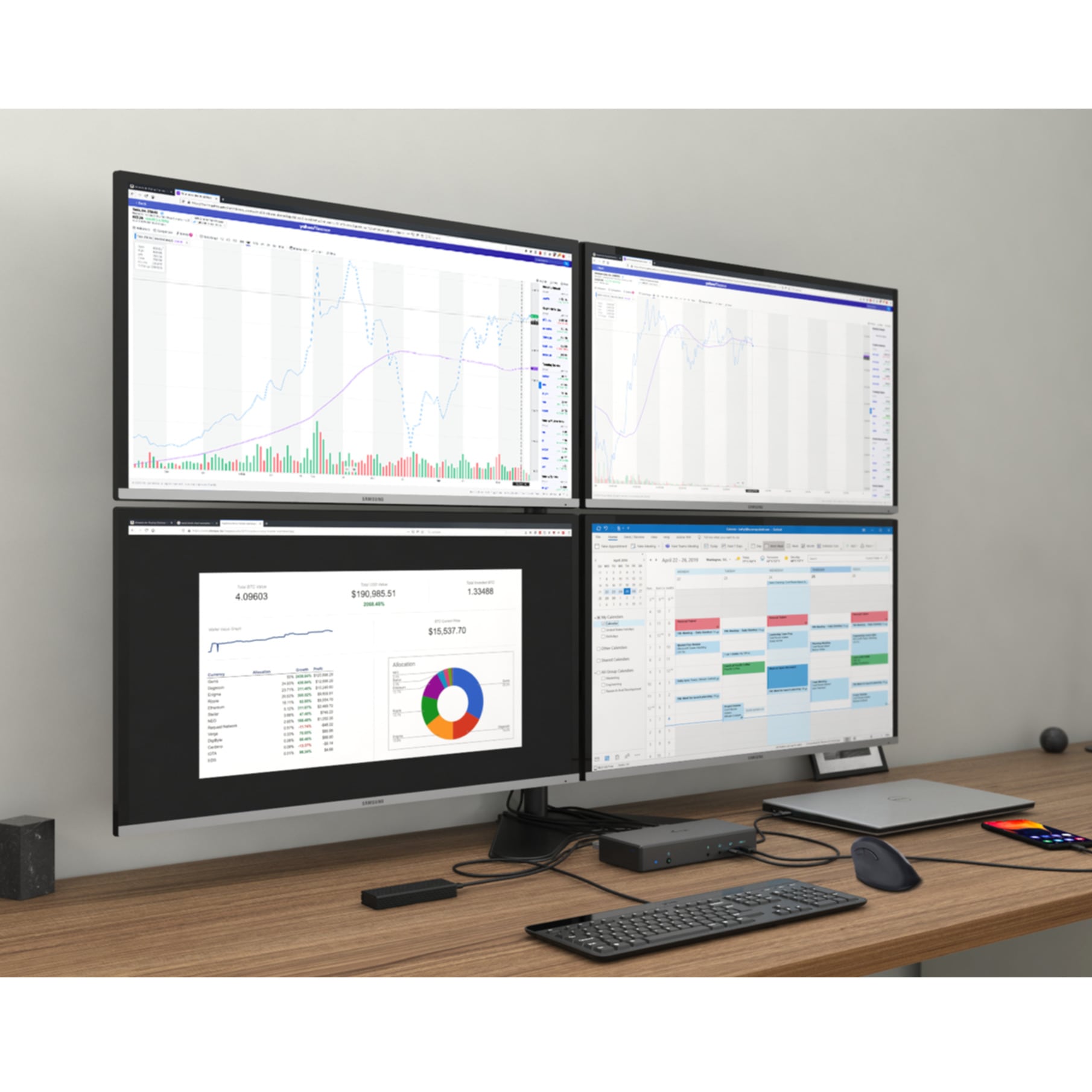 I-TEC Laptop-Dockingstation »USB-C Quattro Display Docking Station with Power Delivery 85 W«