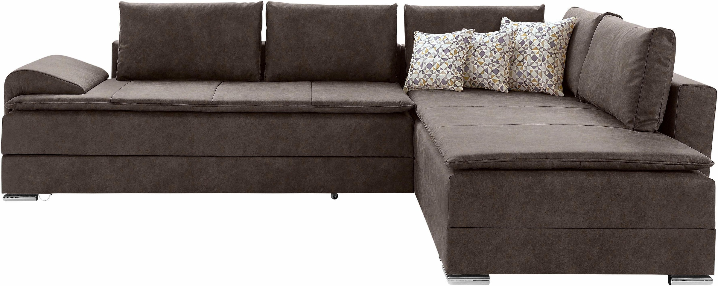 INOSIGN Ecksofa "Boxspringbett Night & Day L-Form mit Dauer-Schlaffunktion günstig online kaufen