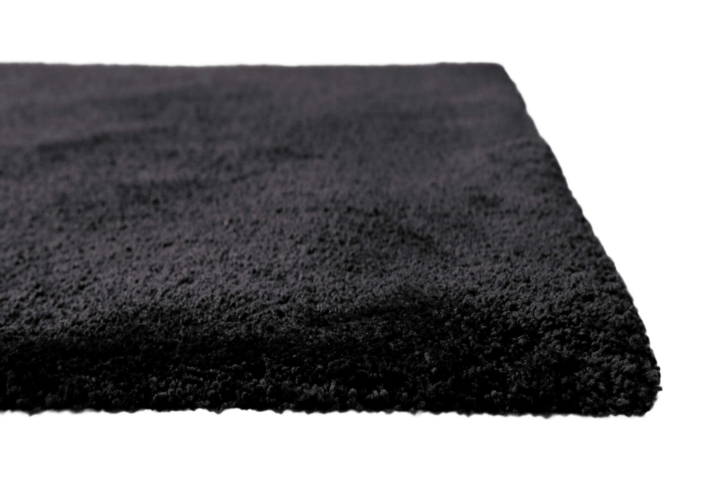 Homie Living Teppich »Pisa«, rund, 25 mm Höhe, Hochflor, Microfaser, uni, weich, Shaggy, Wohnzimmer, Schlafzimmer