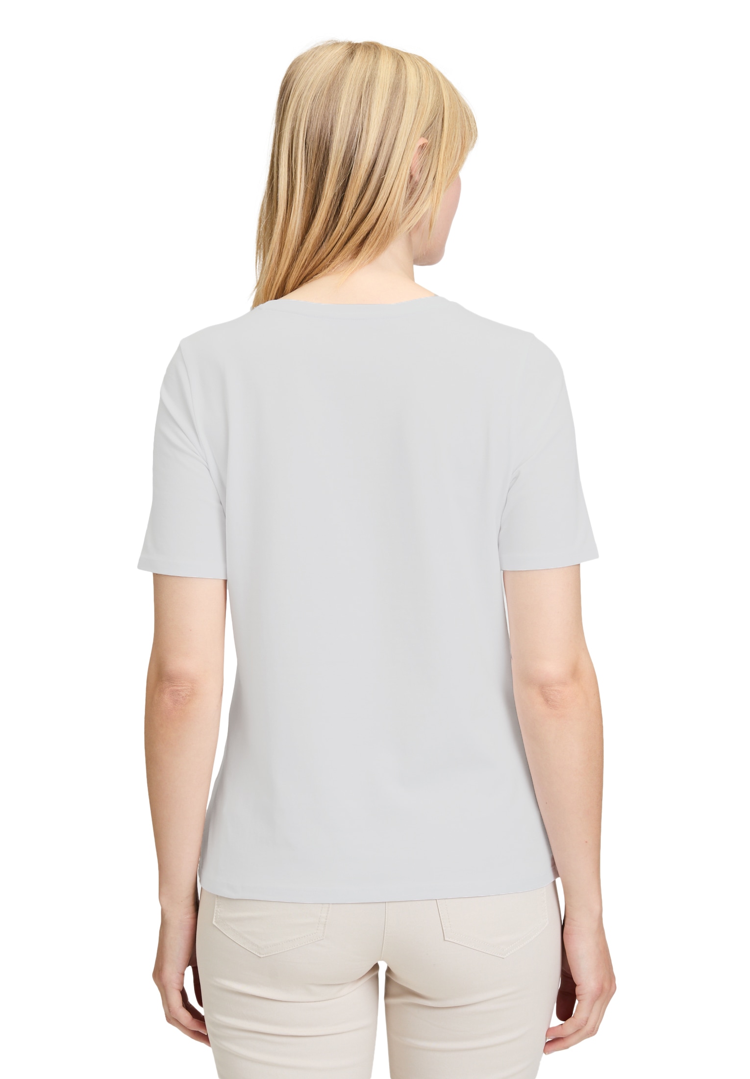 Betty Barclay Kurzarmshirt »Betty Barclay Basic Shirt mit Placement«, (1 tlg.)