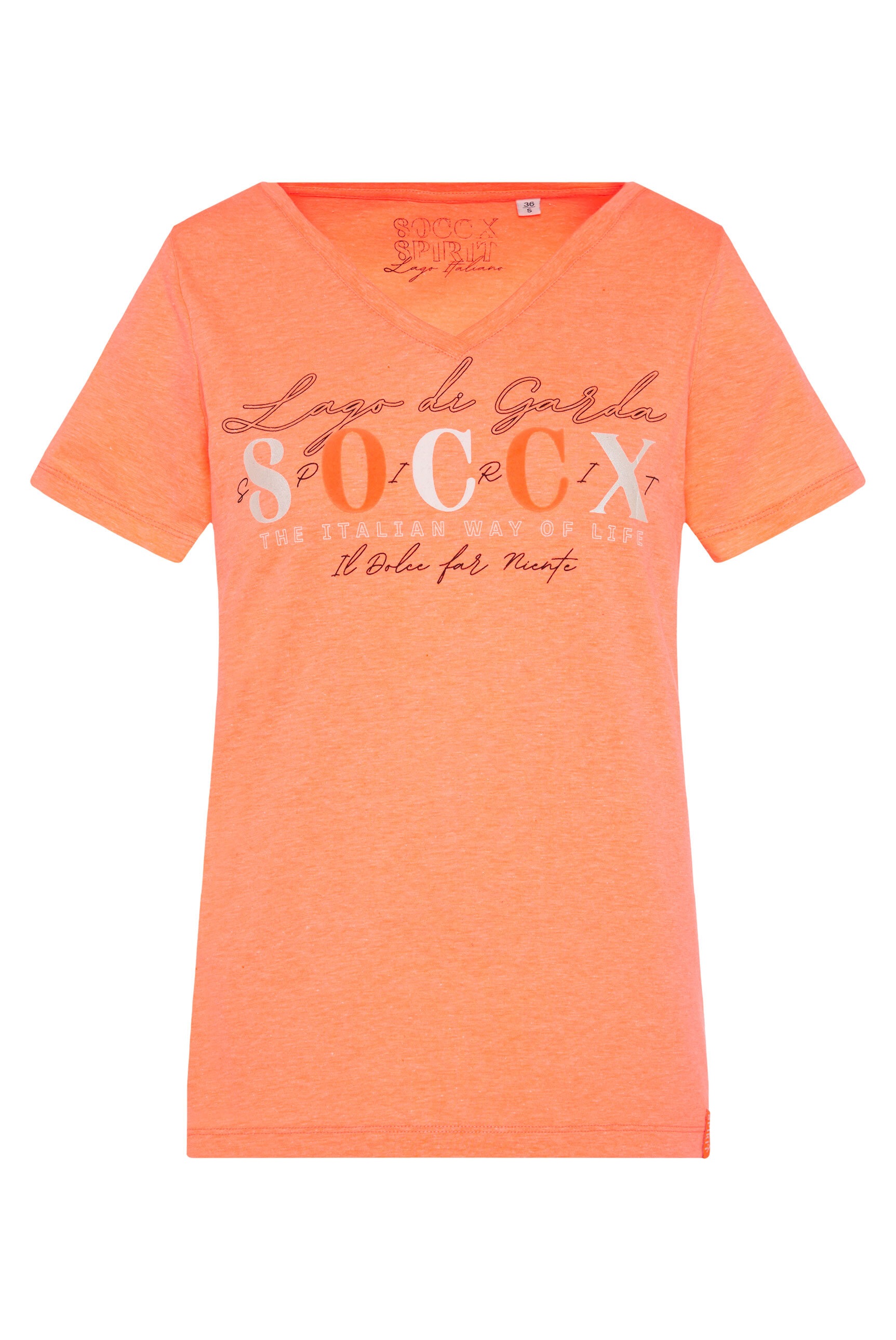 SOCCX V-Shirt, mit V-Ausschnitt