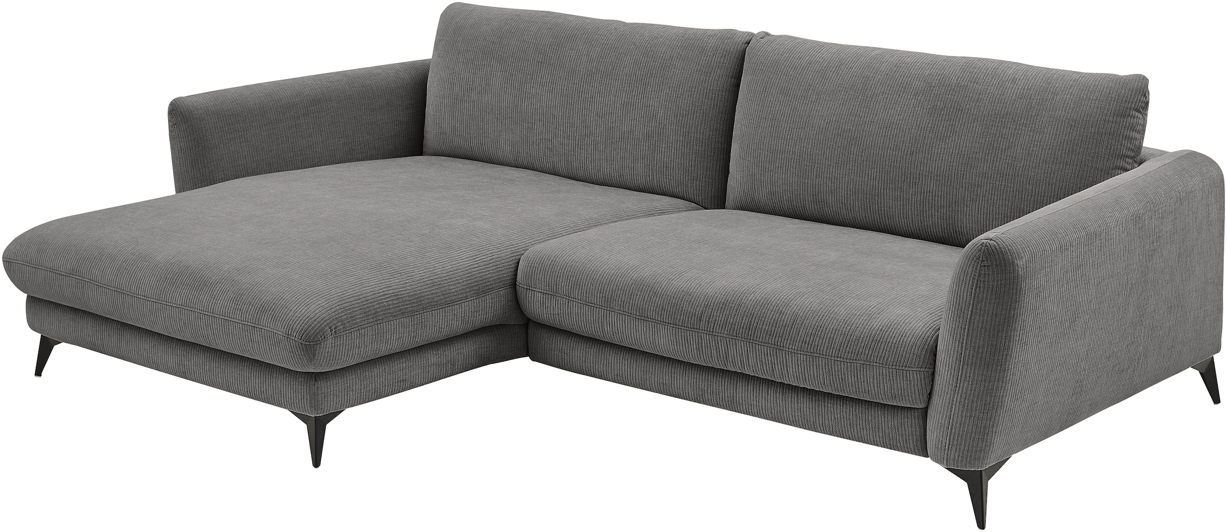 Die PlanBar Ecksofa »MP-IN23149 L-Form«, Kaltschaumpolsterung mit SoftSitz, Lose Rückenkissen