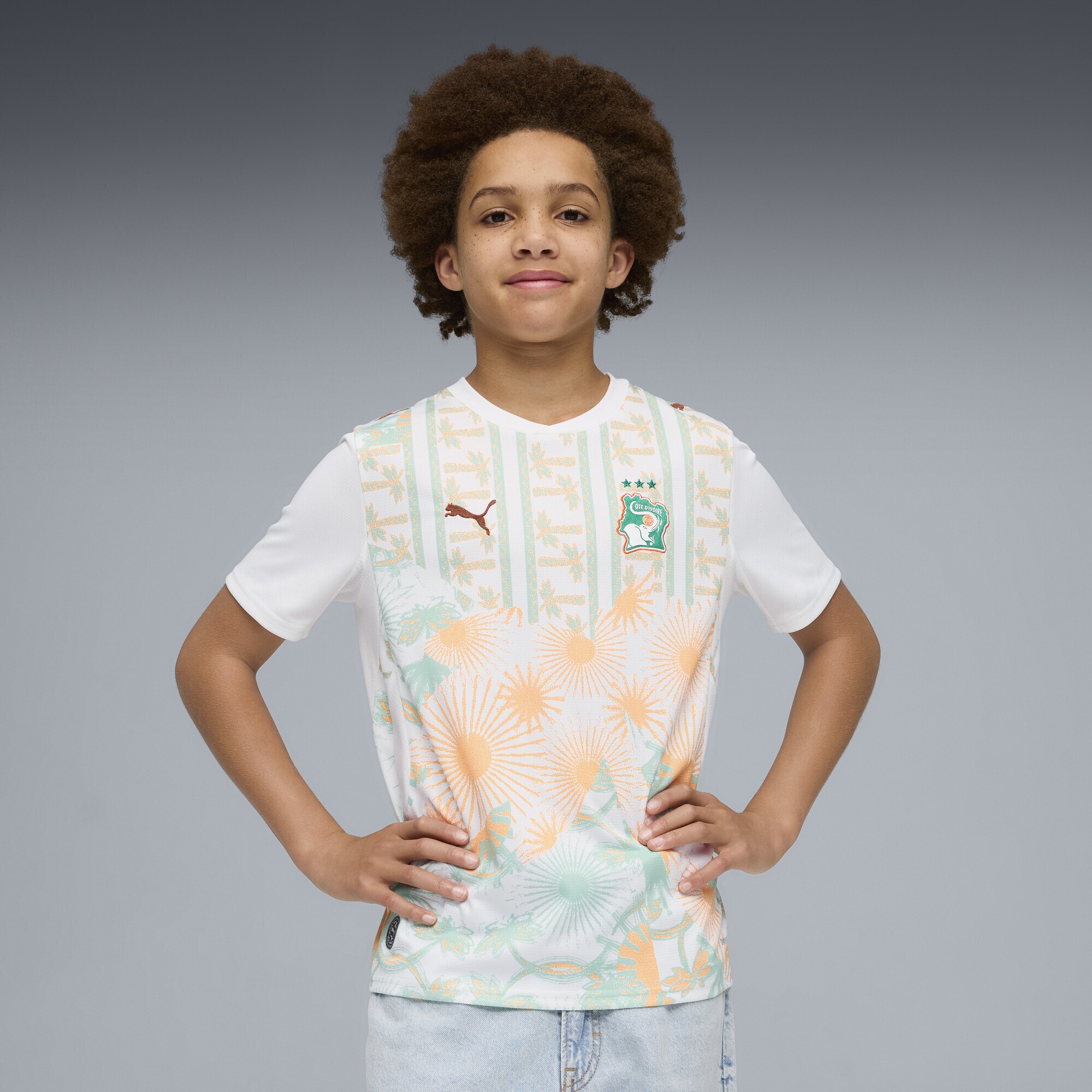 PUMA Trainingsshirt »Elfenbeinküste 2026 Auswärtstrikot Jugendliche«