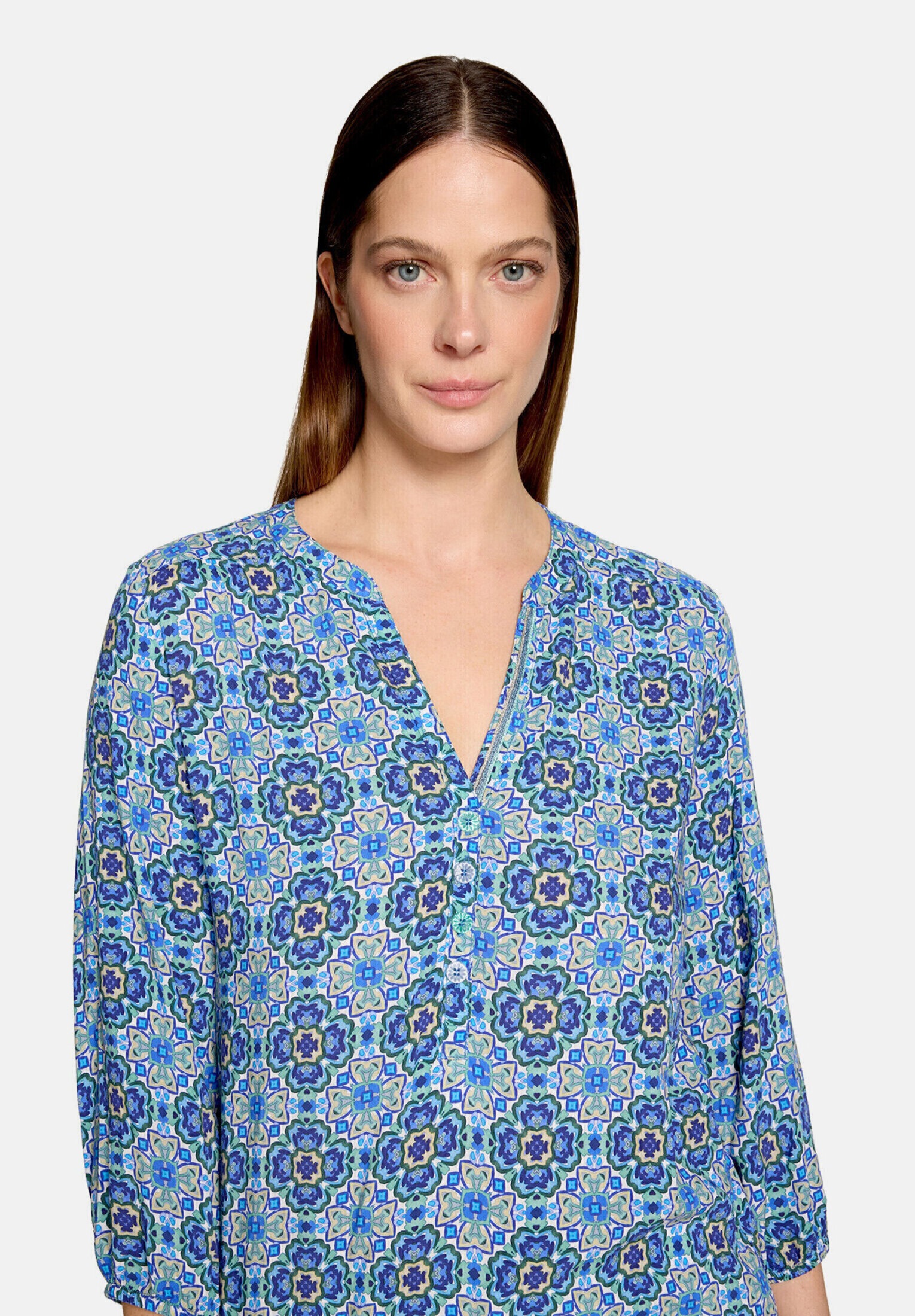 Cartoon Schlupfbluse »Damen mit Muster«