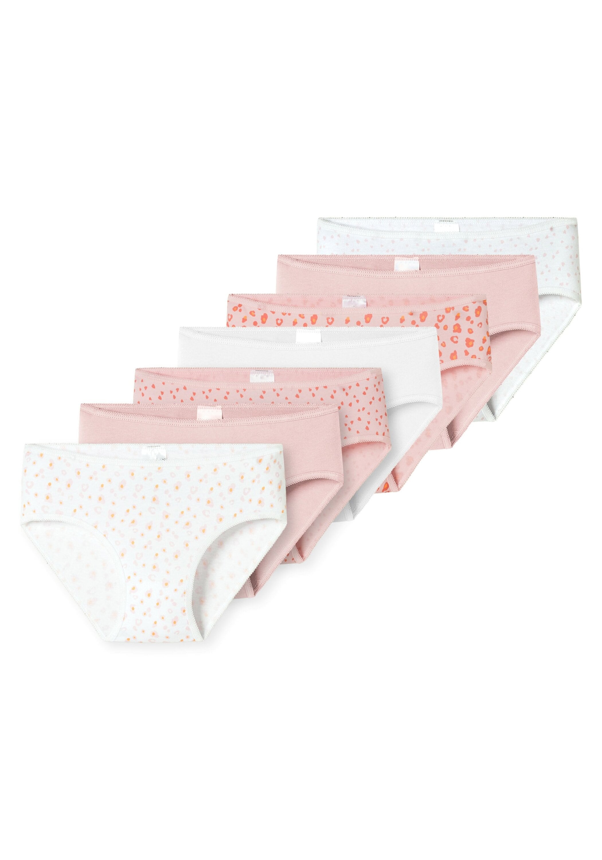 SCHIESSER Mädchen Slip "Slip 7er Pack", Gr. 104, bunt, Obermaterial: 95% Baumwolle CO. 5% Elasthan EL., Unterhosen