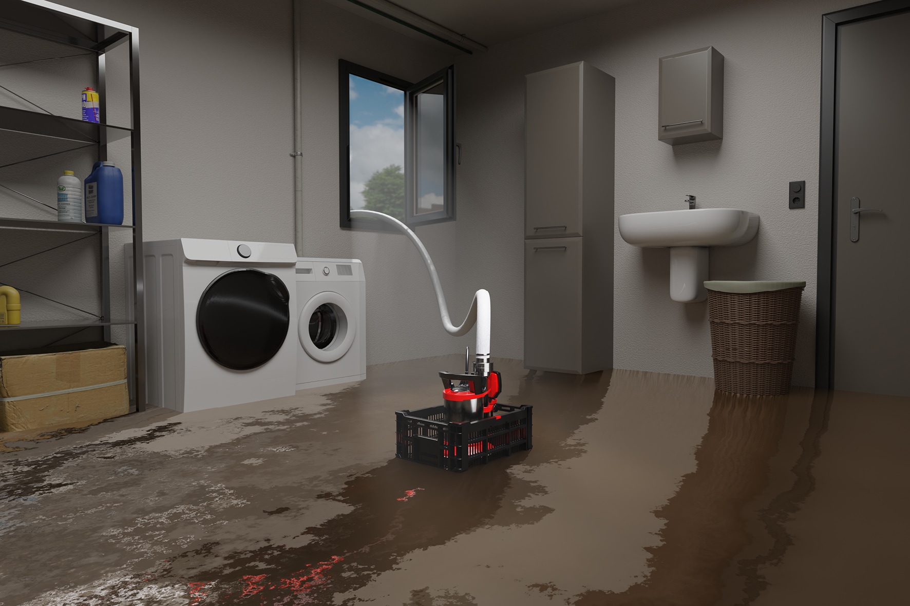 Einhell Schmutzwasserpumpe »Flutset, »GE-DP 7535 N LL ECO««