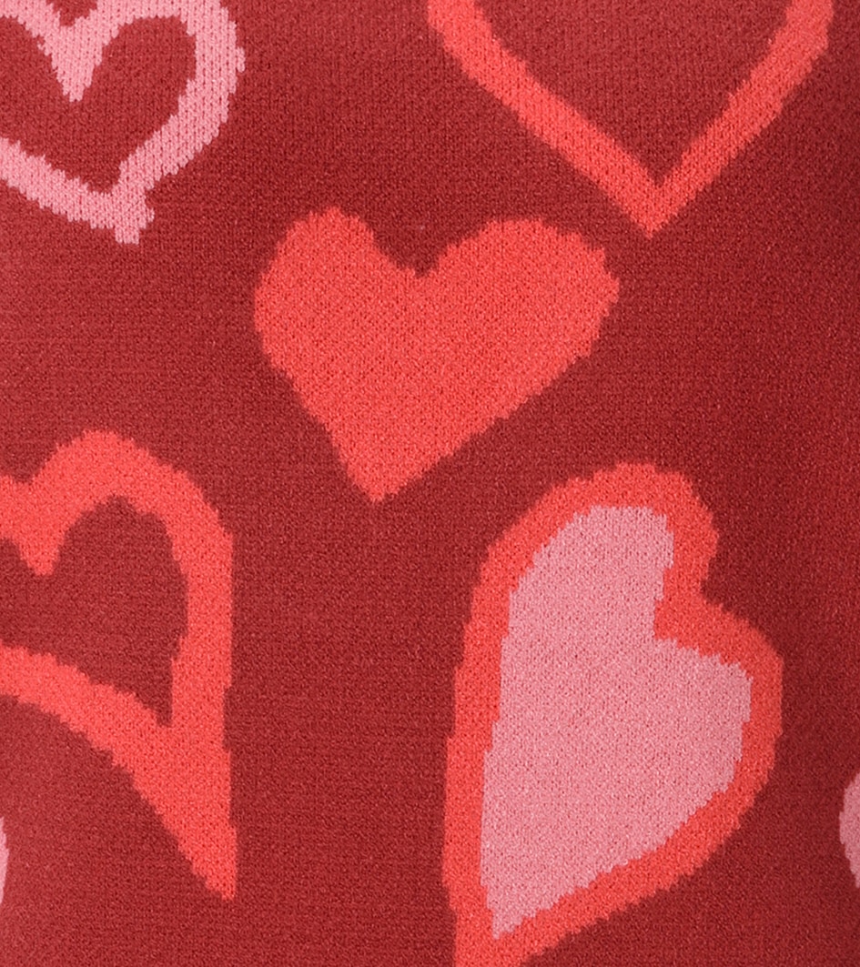 Aniston CASUAL Strickpullover mit eingestrickten, grafischen Herzen - NEUE KOLLEKTION