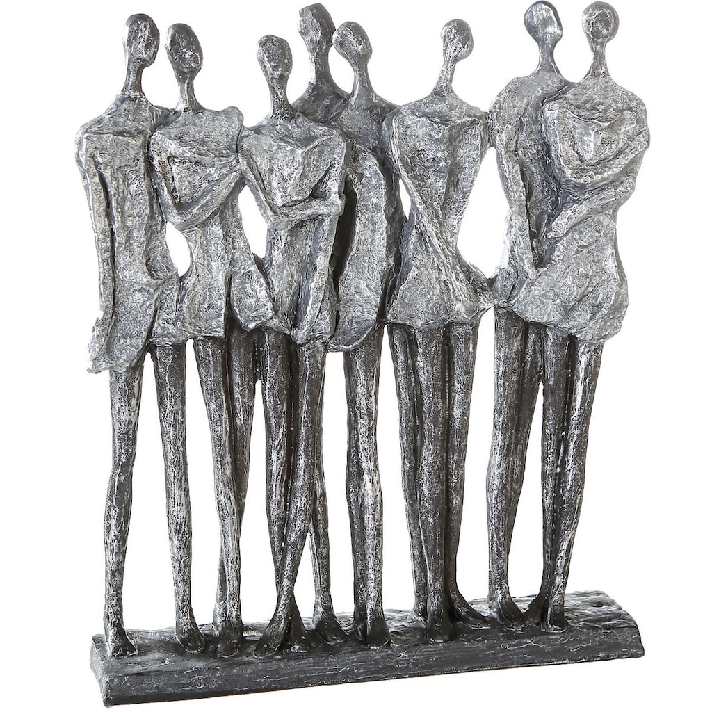 Casablanca by Gilde Dekofigur »Skulptur Mädelsabend, antik silber«
