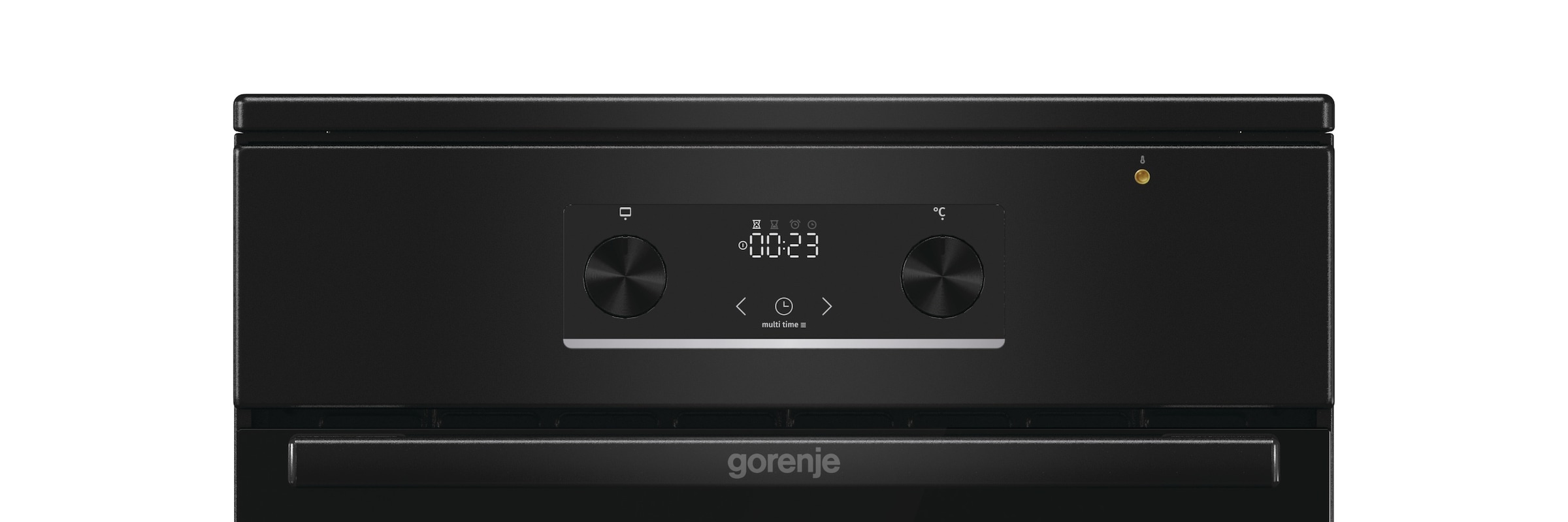 GORENJE Induktions-Standherd »MEKIS510IB« mit 1-fach-Teleskopauszug Aqua Clean 1 Stk. tlg. Pizzafunktion mit 275 °C – perfekt für Pizza, Focaccia und mehr!