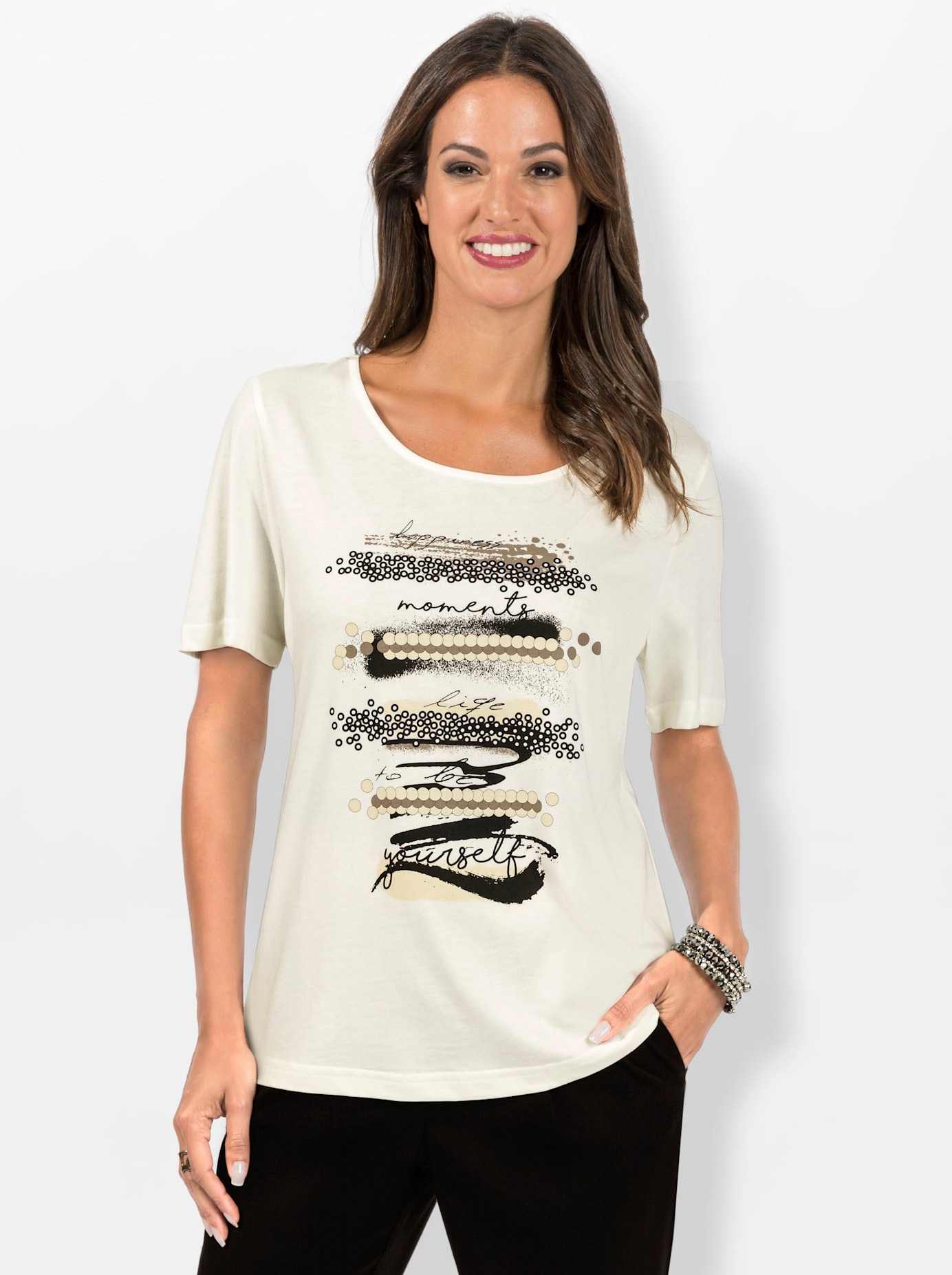 Inspirationen Print-Shirt »Shirt«, (1 tlg.)