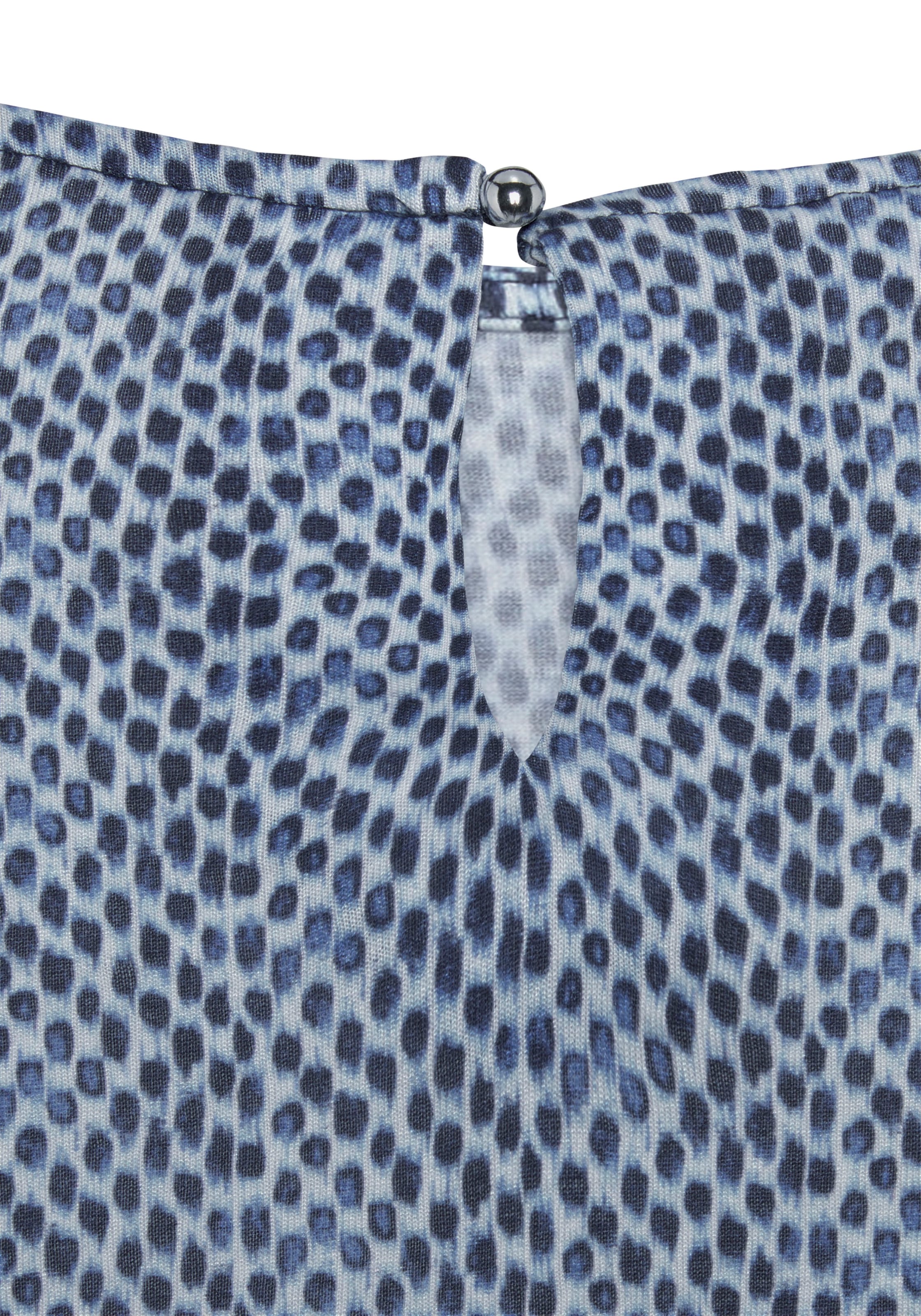 LASCANA Shirttop, mit Alloverdruck, lockere Passform, modisch, ohne Ärmel