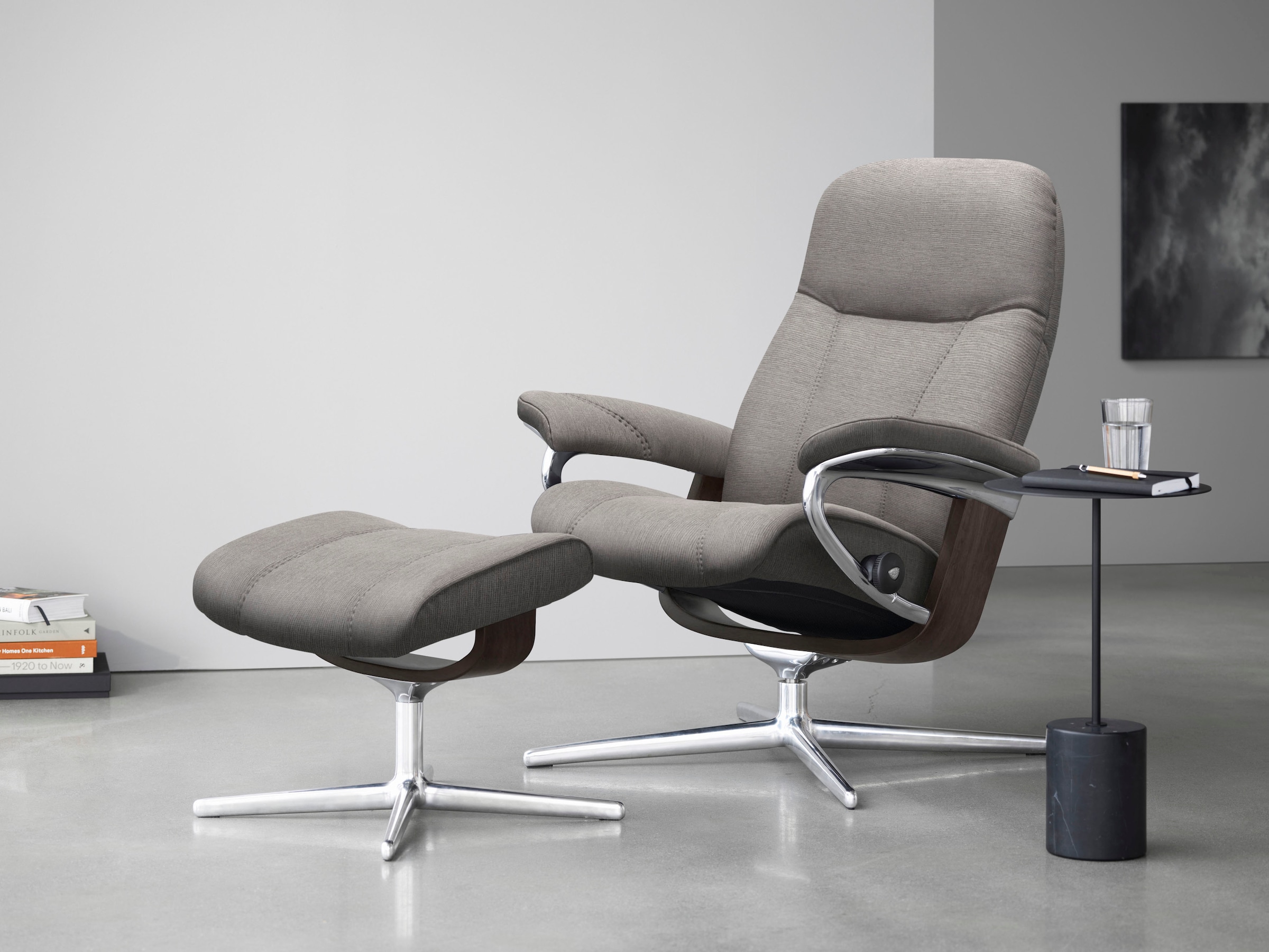Stressless Relaxsessel "Consul", mit Cross Base, Größe S, M & L, Holzakzent günstig online kaufen