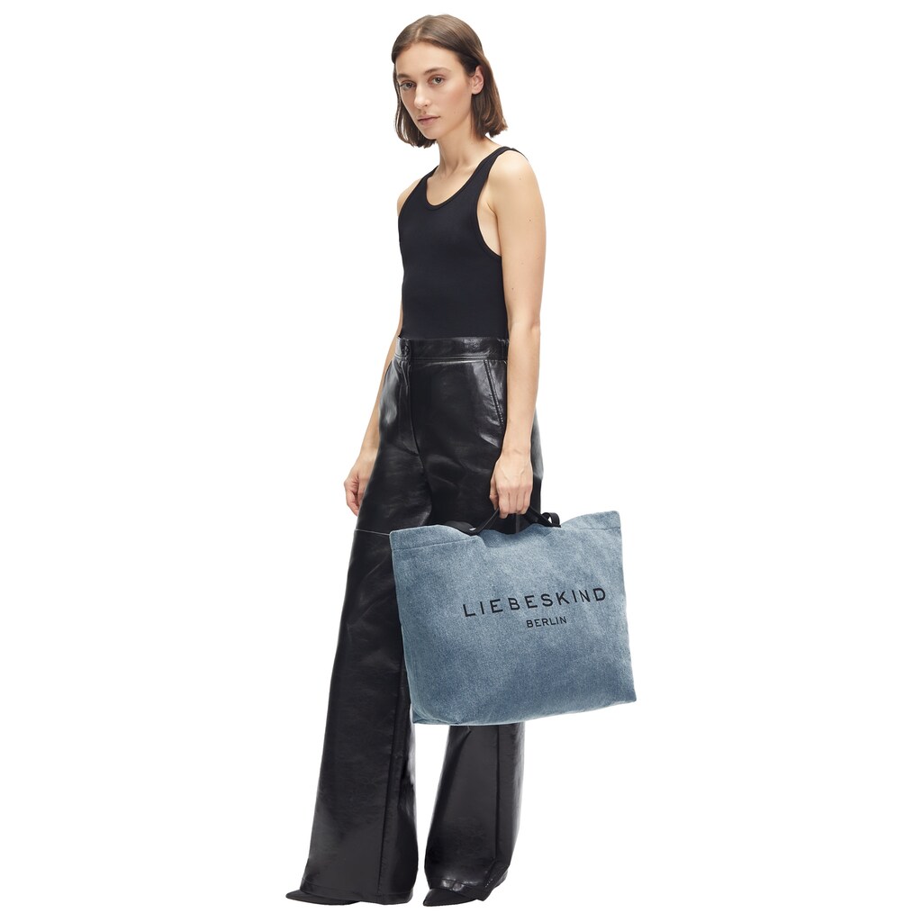 Liebeskind Berlin Shopper »DENIM AURORA Aurora«, in Jeansoptik