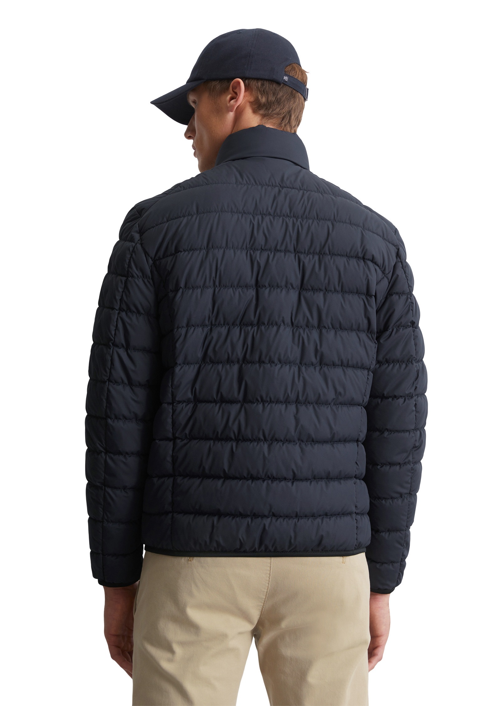 Marc O'Polo Outdoorjacke »aus recycelter Qualität«, ohne Kapuze