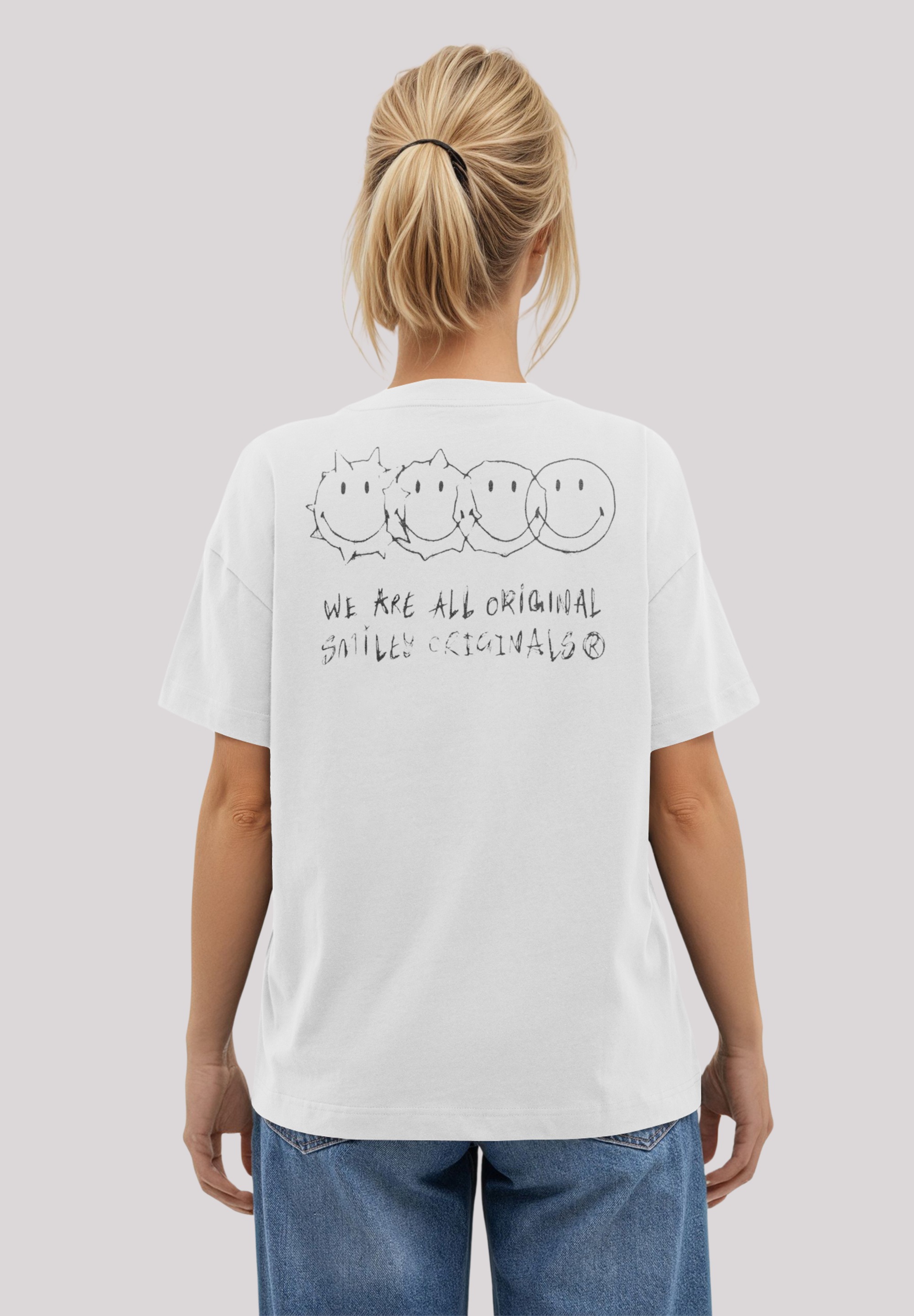 F4NT4STIC T-Shirt »Smiley Originals We Are All Original Unique«, Premium Qualität