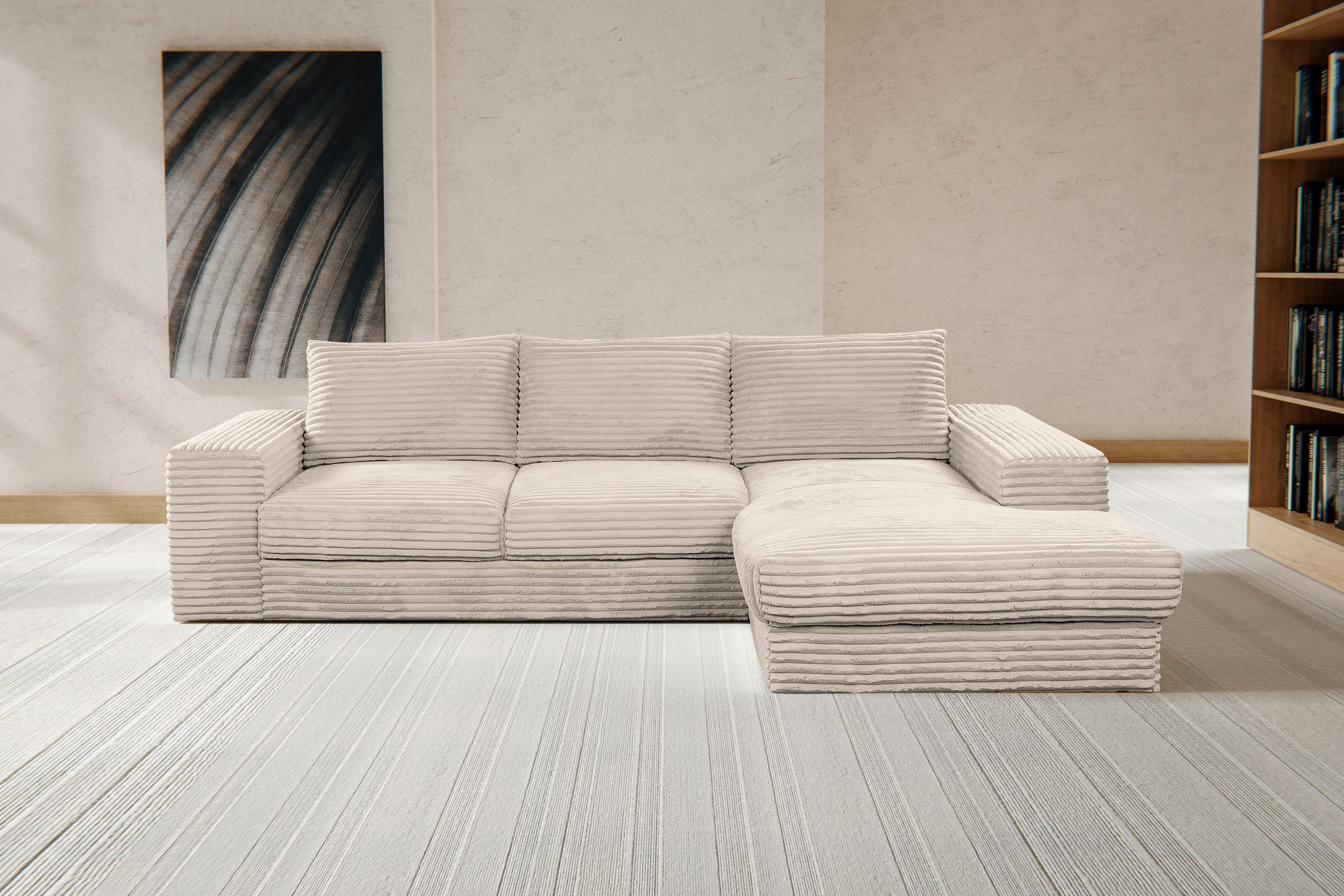 WERK2 Ecksofa "Rozzana Design Ecksofa mit hohem Komfort, zeitlos & elegant, günstig online kaufen