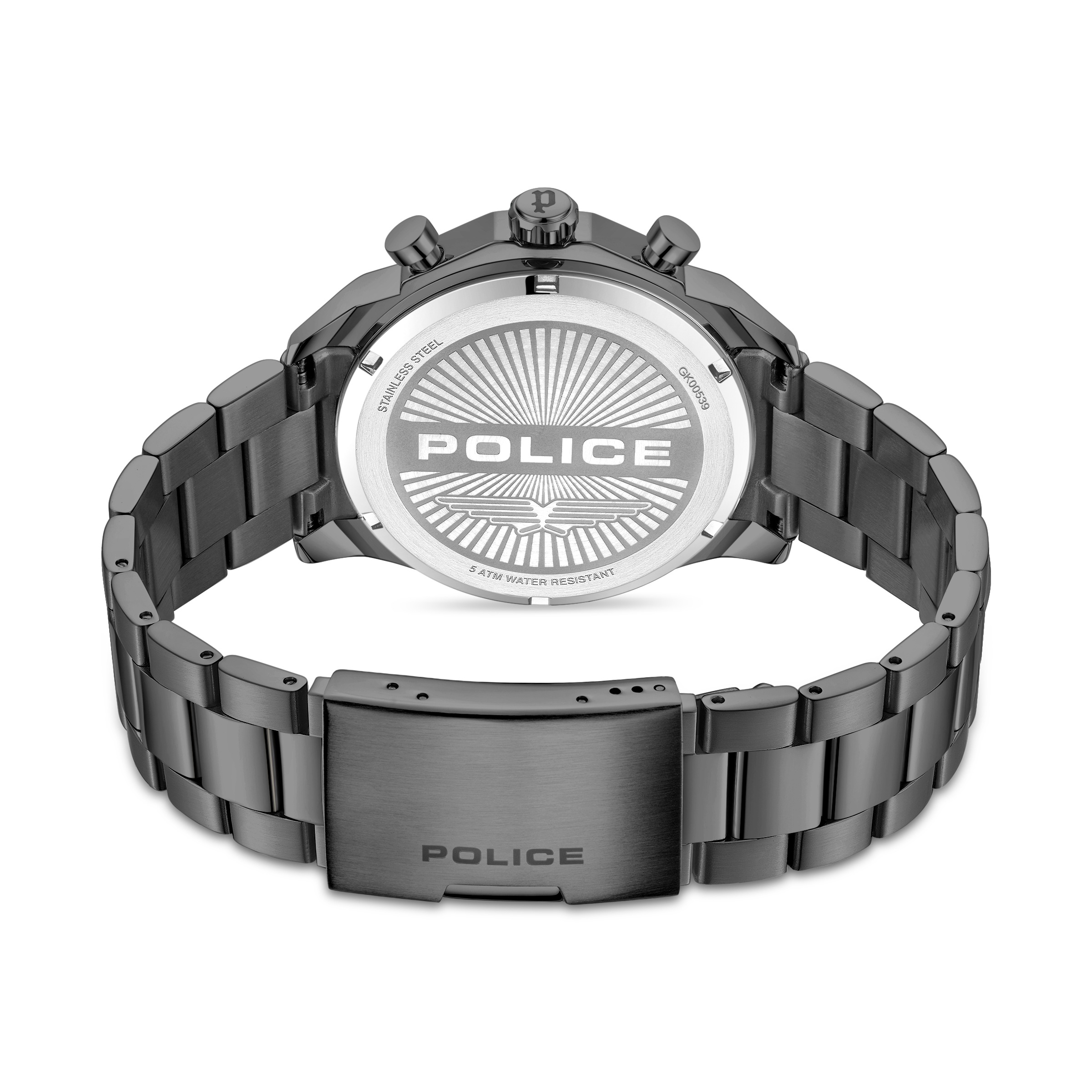 Police Chronograph »Soul Set« Quarzuhr, Armbanduhr, Herrenuhr, Edelstahlarmband
