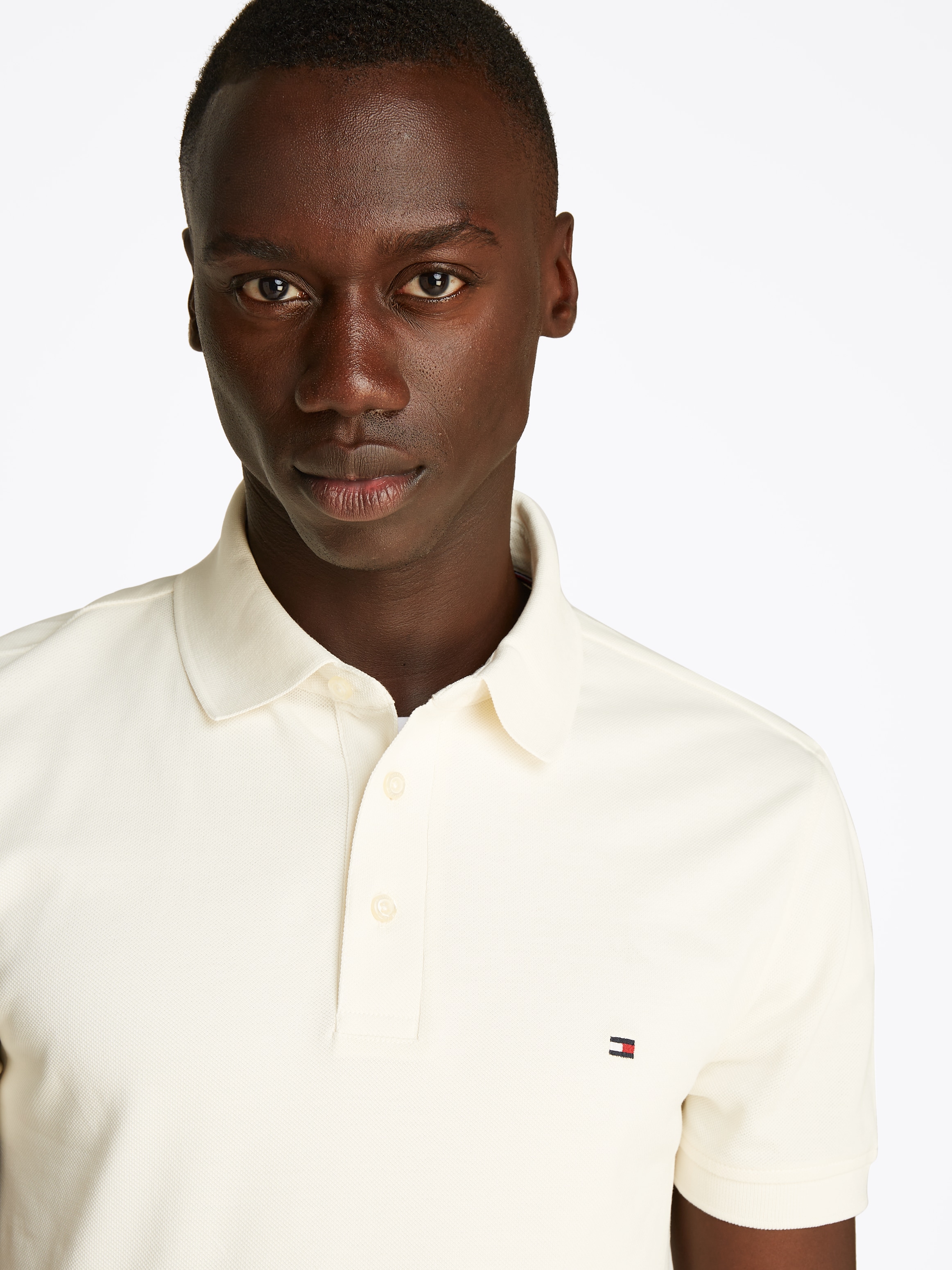 Tommy Hilfiger Poloshirt »1985 SLIM POLO«, aus leicht strukturiertem Piqué-Material