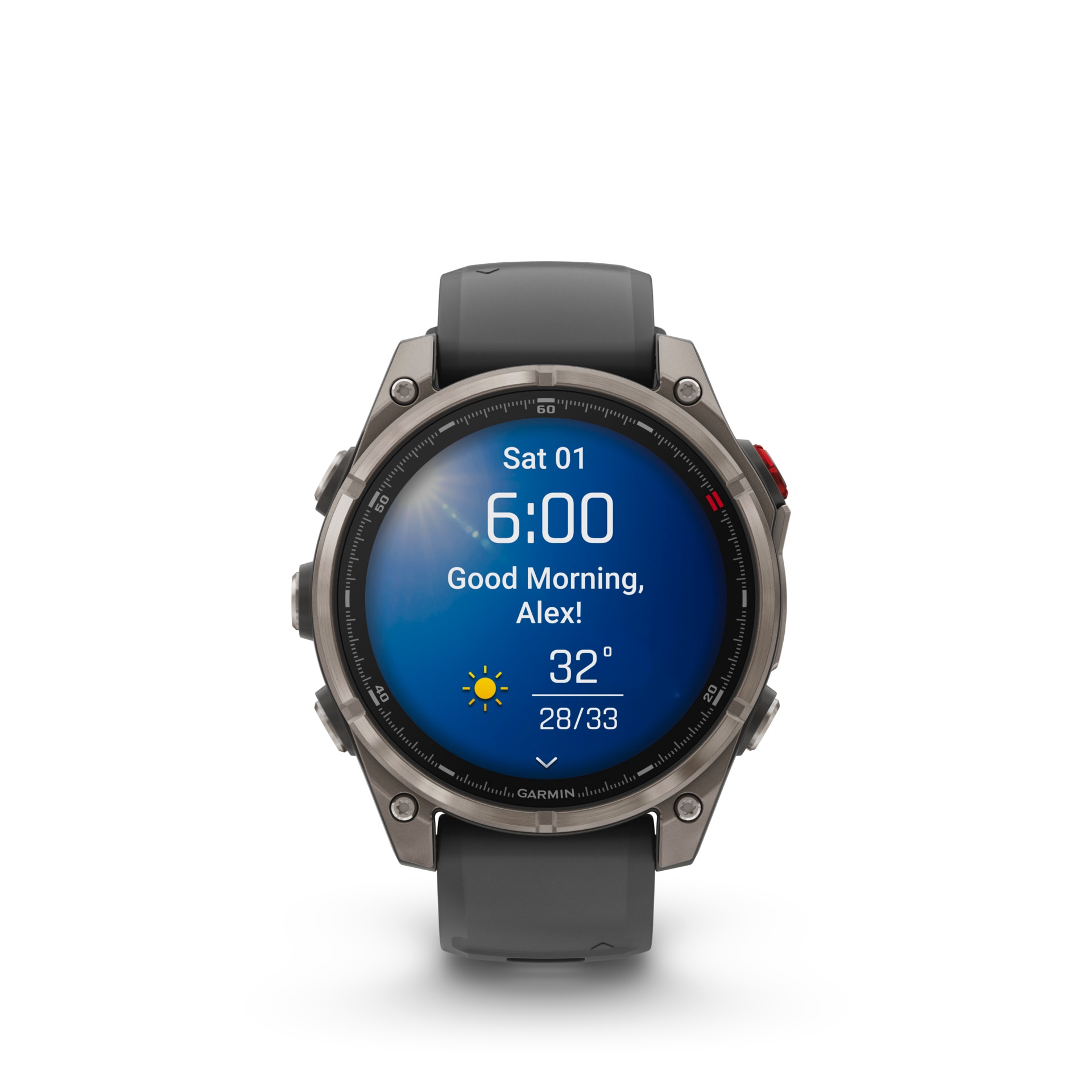 Garmin Smartwatch »FENIX 8 Pro - 47 mm smarte Premium Multisport GPS-Uhr«, (3,556 cm / 1,4 Zoll), 32,00 GB