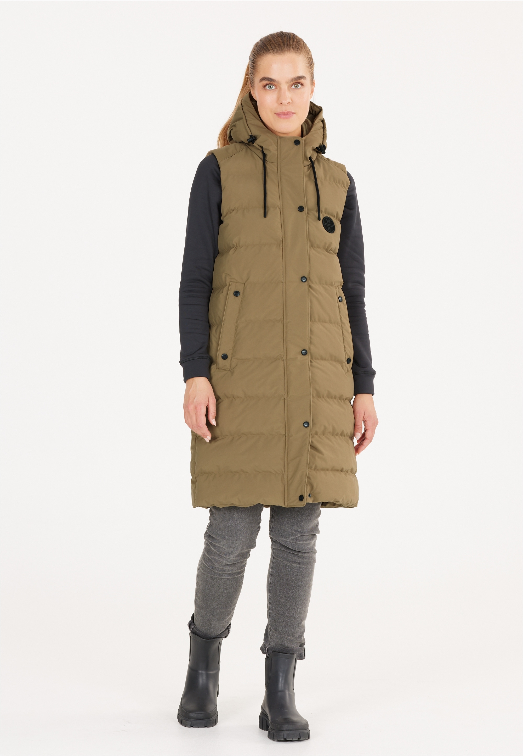WEATHER REPORT Steppweste "Chief" mit langem Schnitt günstig online kaufen