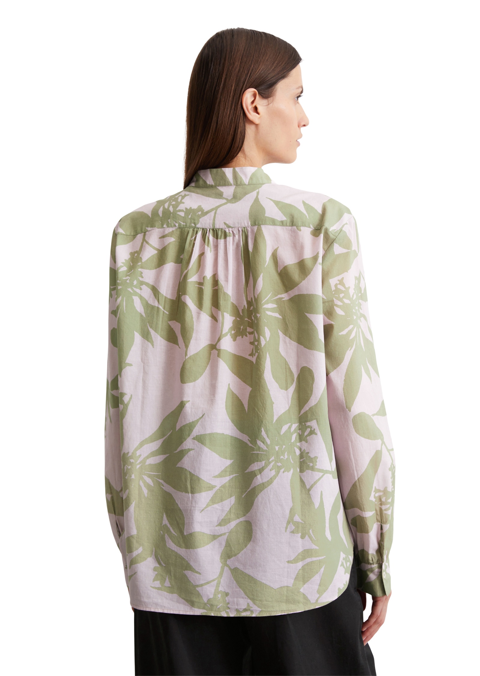 Marc O'Polo Langarmbluse »aus leichtem Baumwolle-Voile«