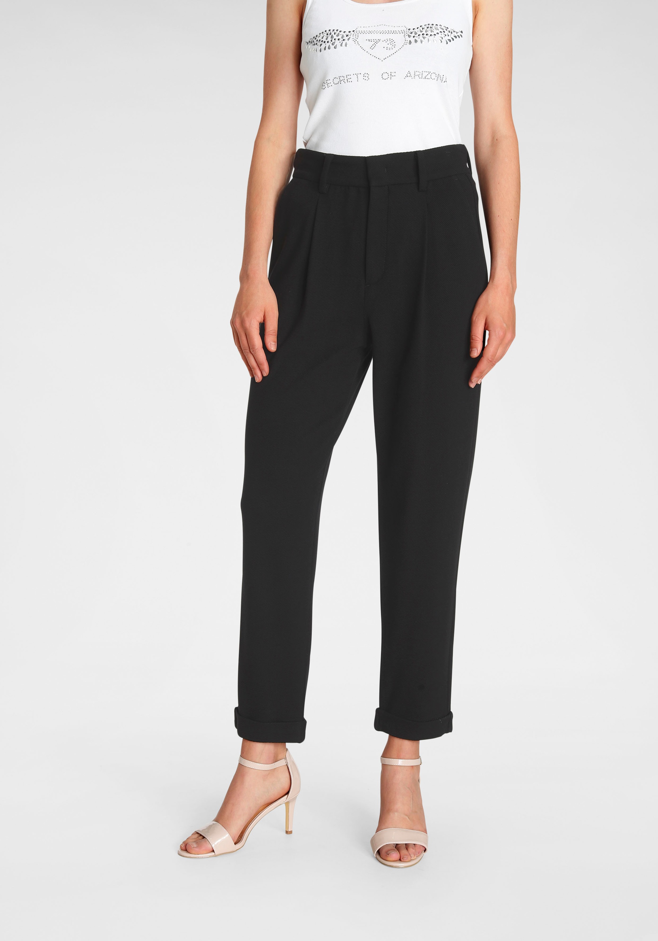 MAC Chinohose »Chino-Relaxd« Mit gekrempeltem Saum