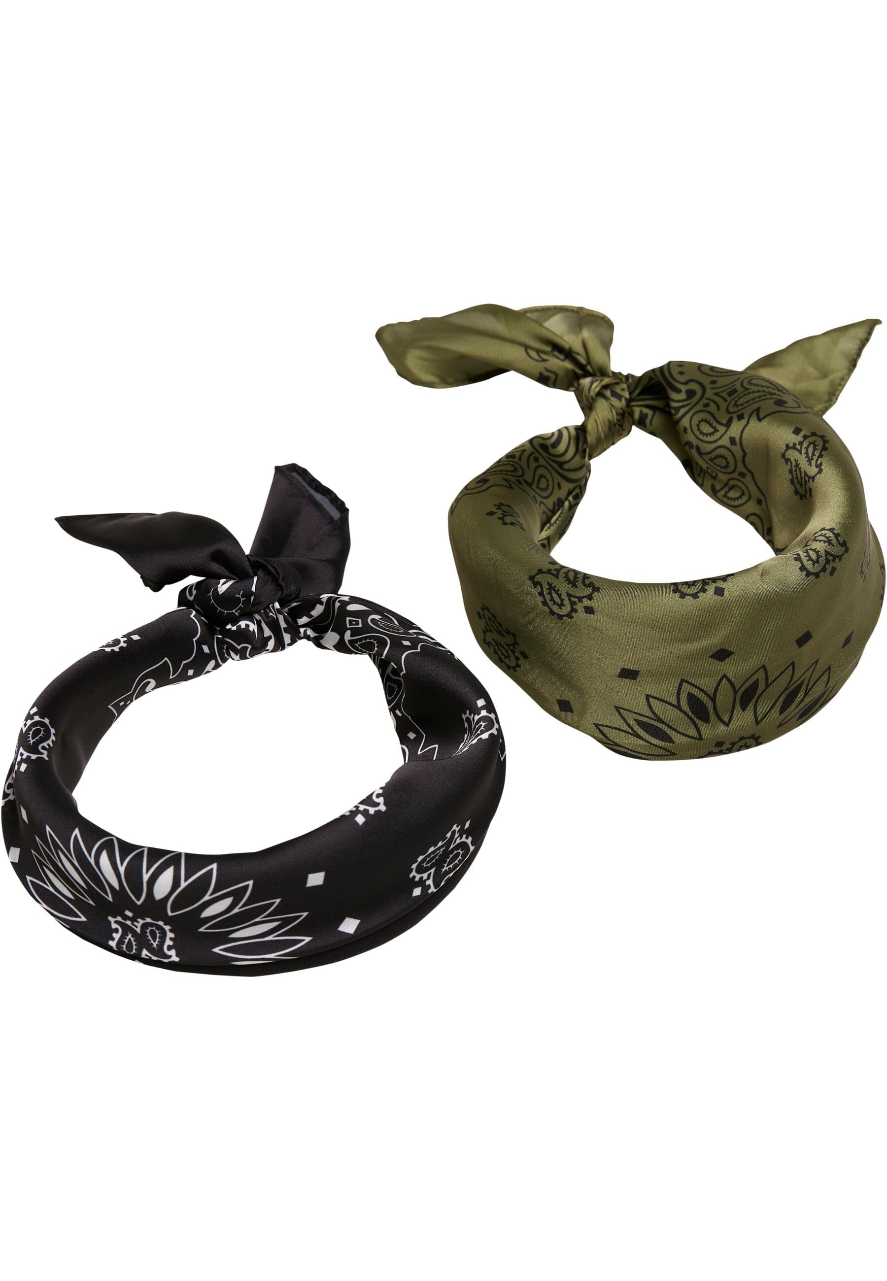 URBAN CLASSICS Loop "Urban Classics Unisex Satin Bandana 2-Pack"