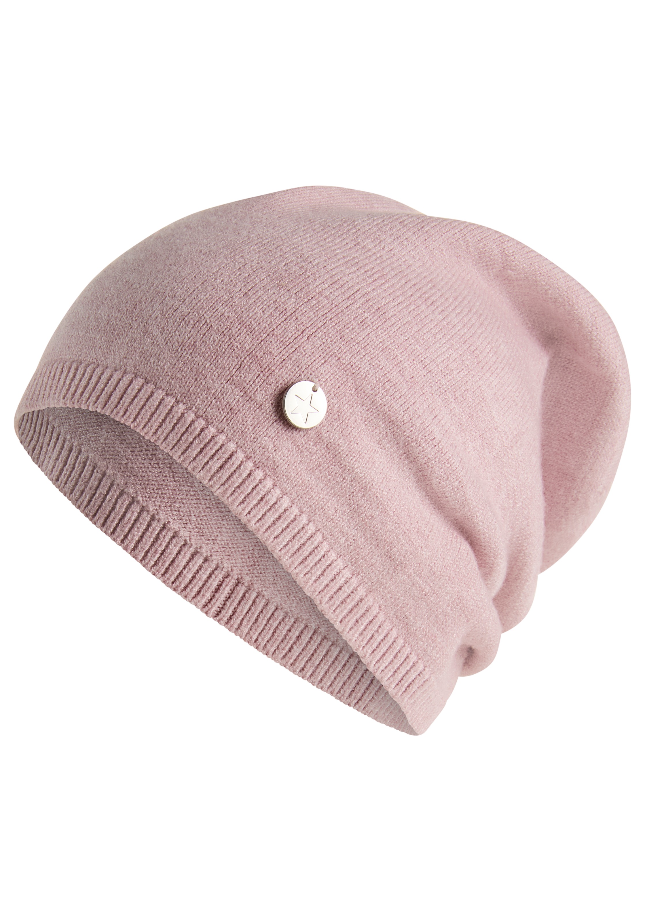 Laura Scott Beanie, mit modischen Rippenabschlüssen - NEW