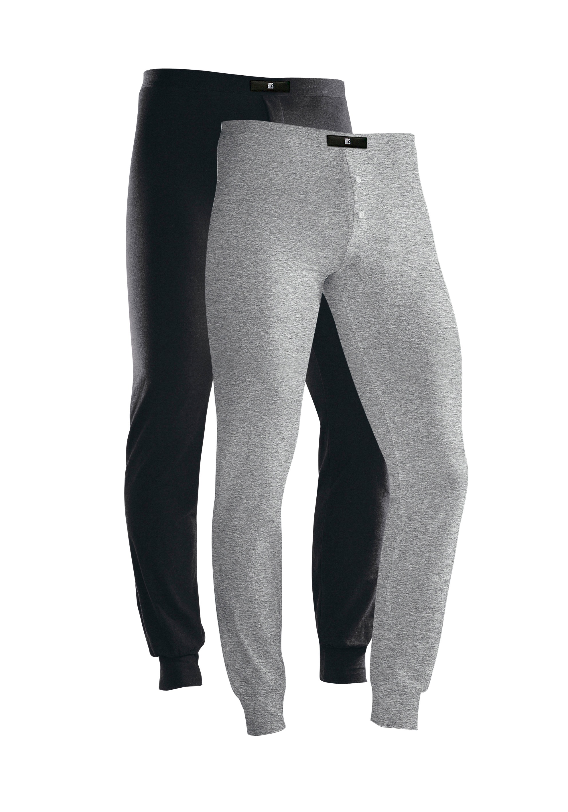 H.I.S Lange Unterhose Packung, 2 Stk. tlg., mit Bündchen am Bein günstig online kaufen
