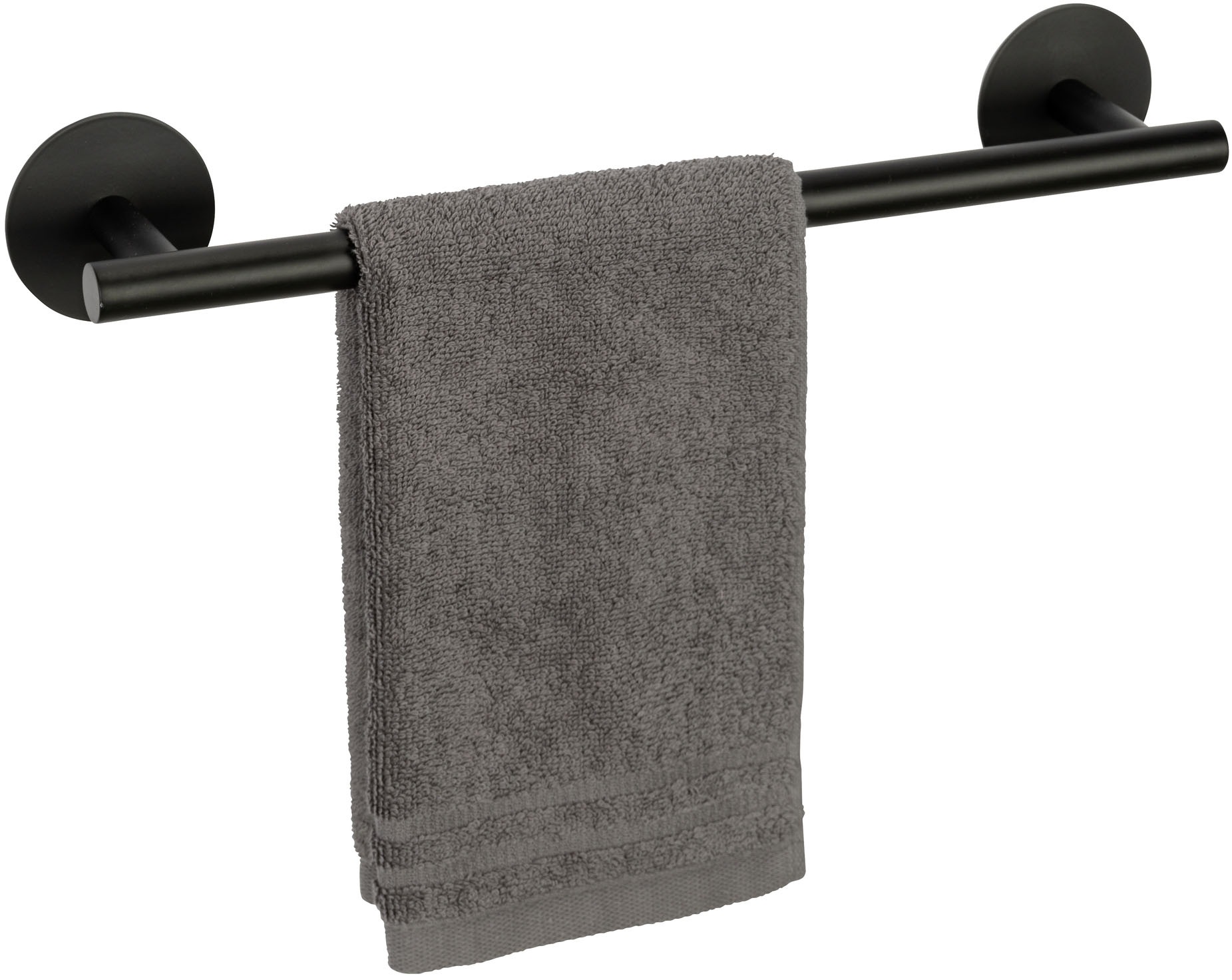SCHÖNER WOHNEN-Kollektion Handtuchstange »»Uno Meleto««, Badetuchstange aus rostfreiem Edelstahl, zum Kleben oder Bohren, 40 cm