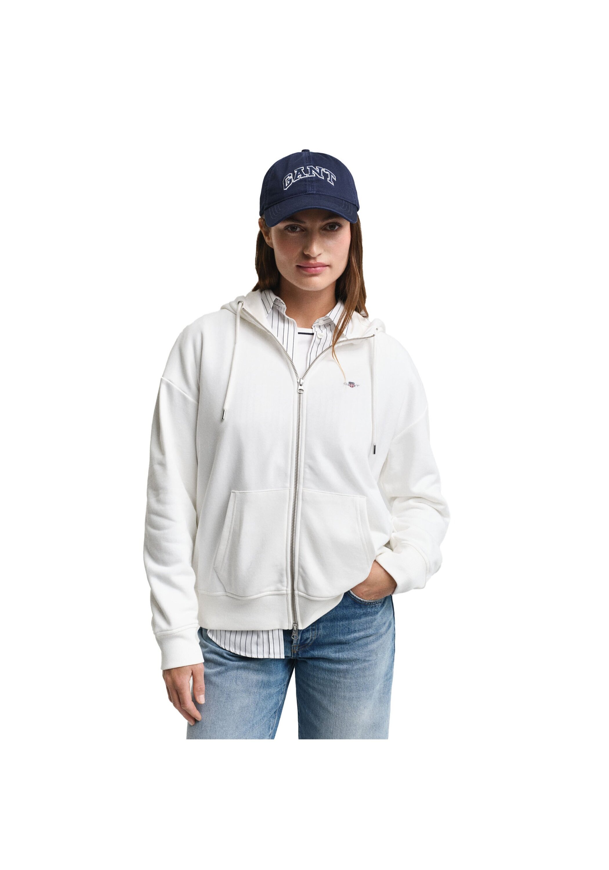 Gant Sweatshirt "Sweatjacke SHIELD ZIP HOODIE" günstig online kaufen