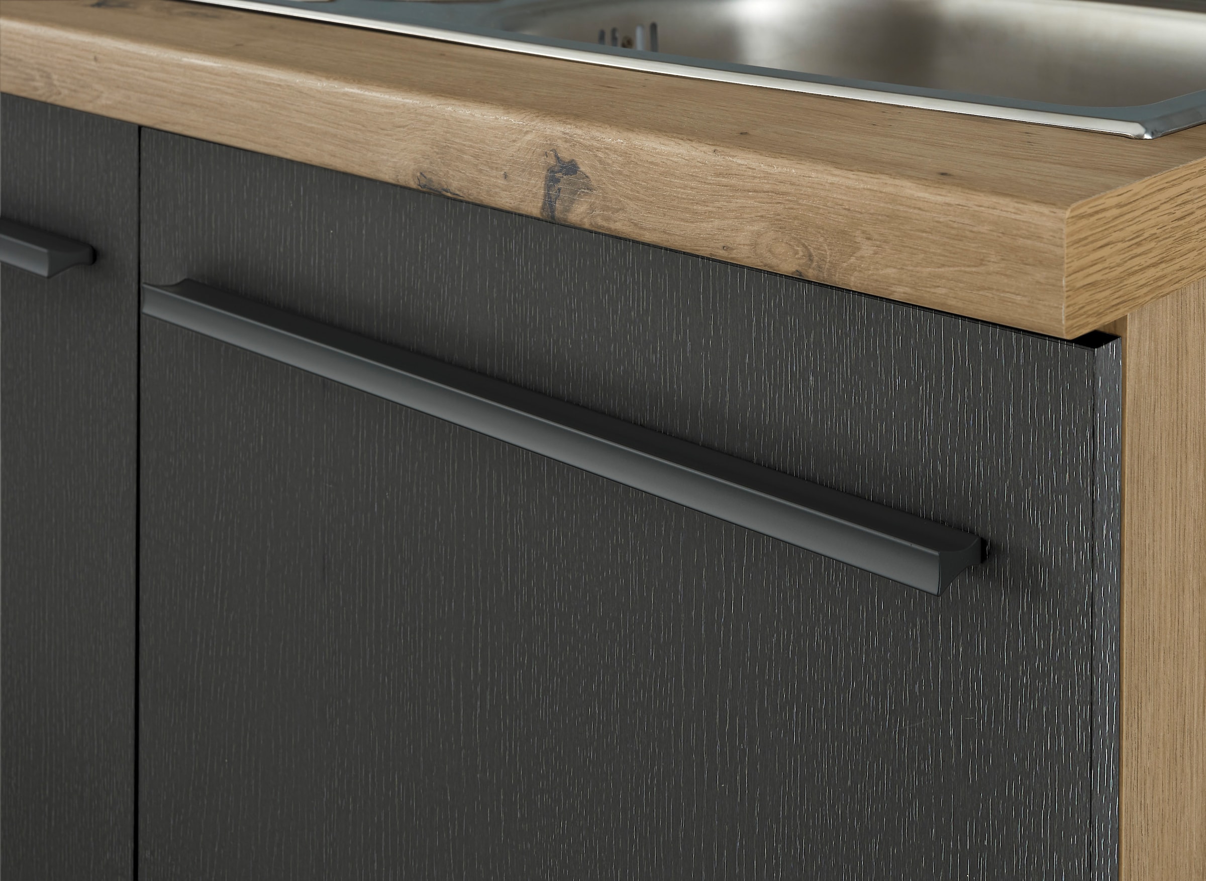 KOCHSTATION Küchenzeile »KS-Florida mit 38mm starker Arbeitsplatte«, Breite 270 cm, wahlweise mit E-Geräten, Soft-Close-Funktion