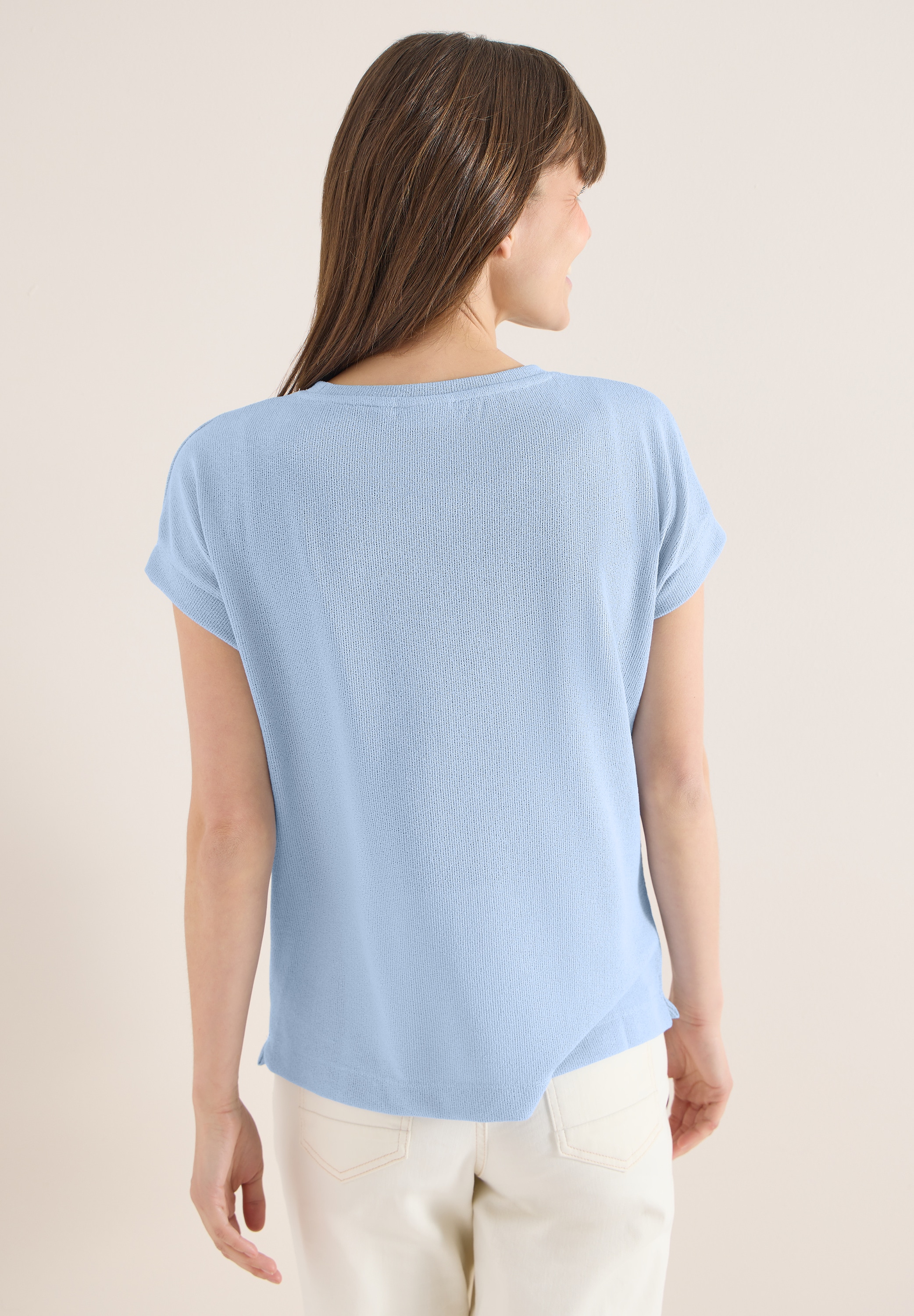 Cecil T-Shirt mit U-Boot-Ausschnitt