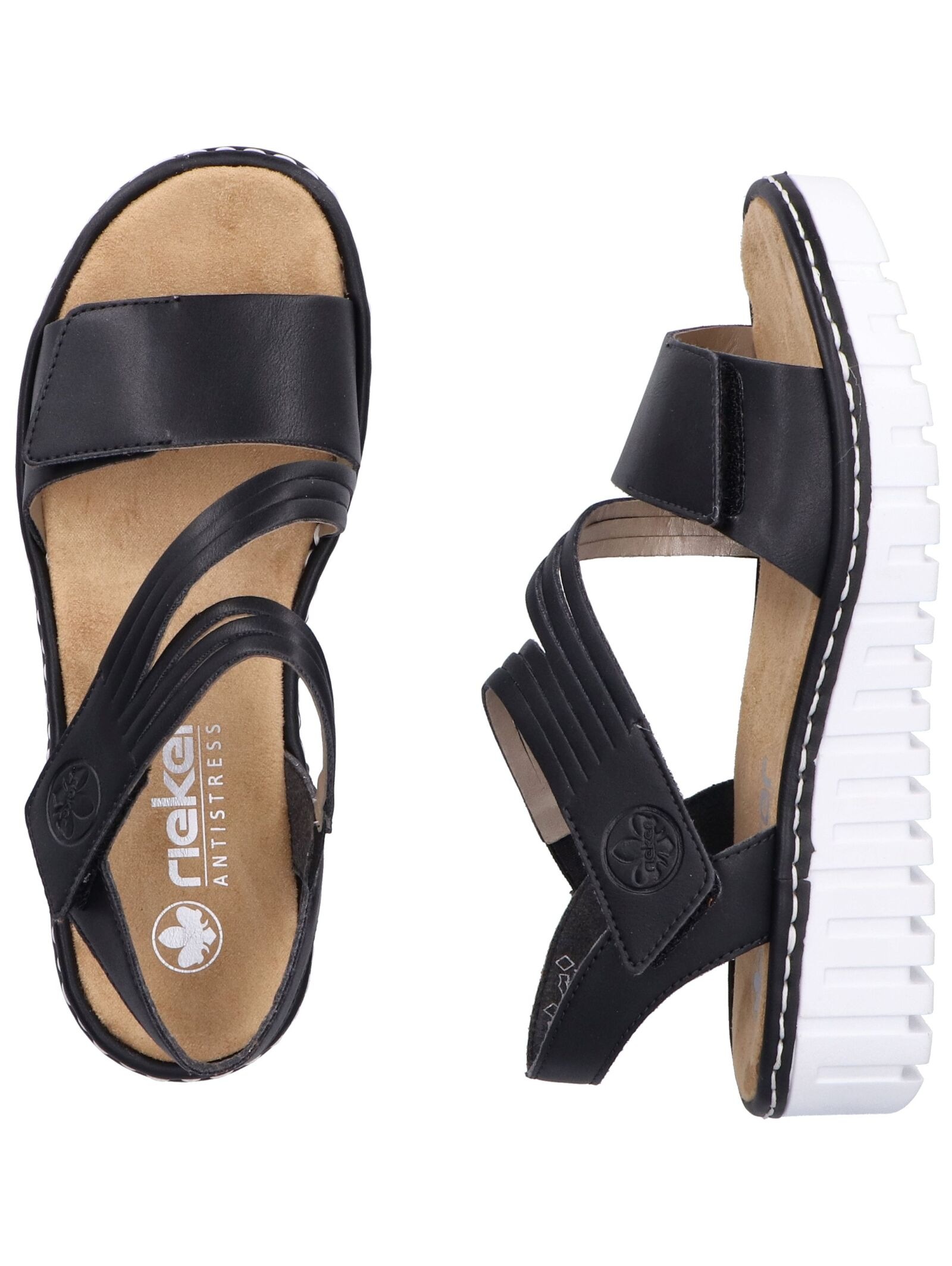 Rieker Keilsandalette »Rieker Sandalen Lederimitat«