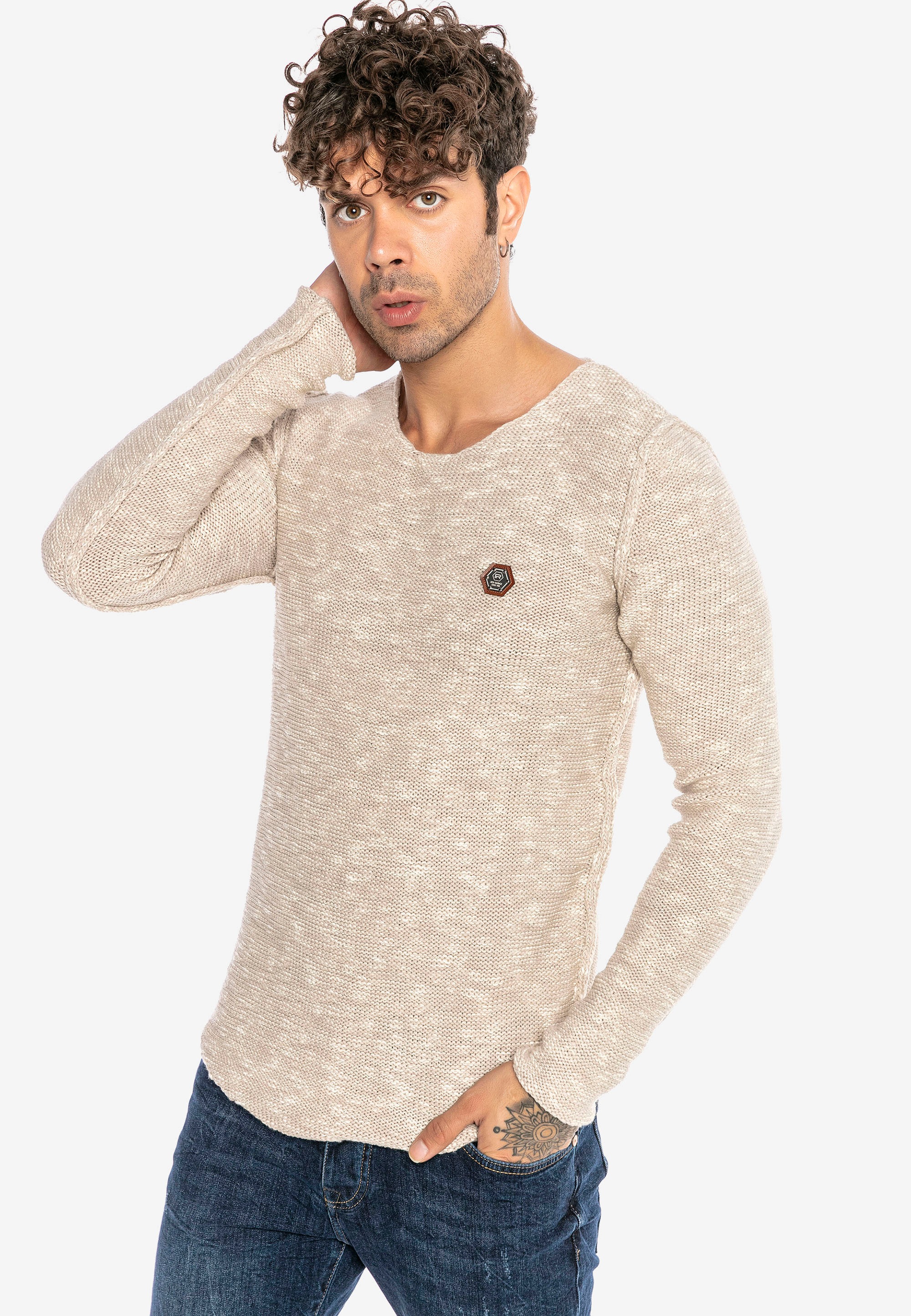 RedBridge Strickpullover »Lakewood«, im Holzfäller-Look