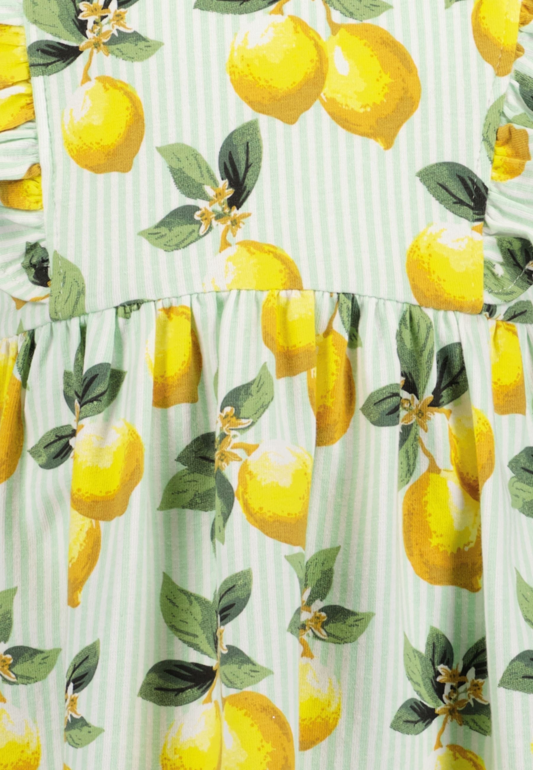 Thumbnail - Blue Seven Jerseykleid "Blue Seven Mädchen Kleid mit Zitronen Druck"