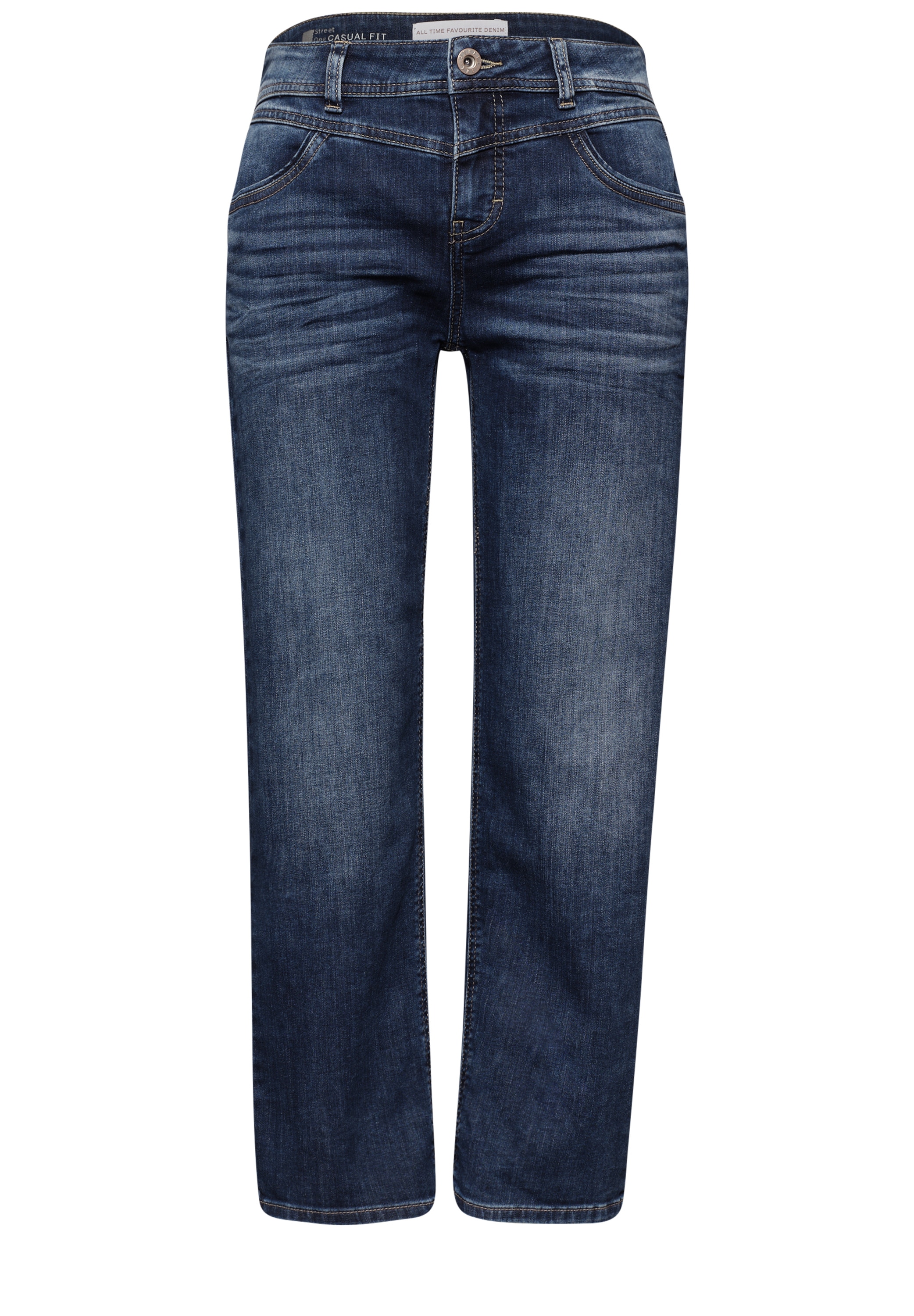 STREET ONE Comfort-fit-Jeans Middle Waist