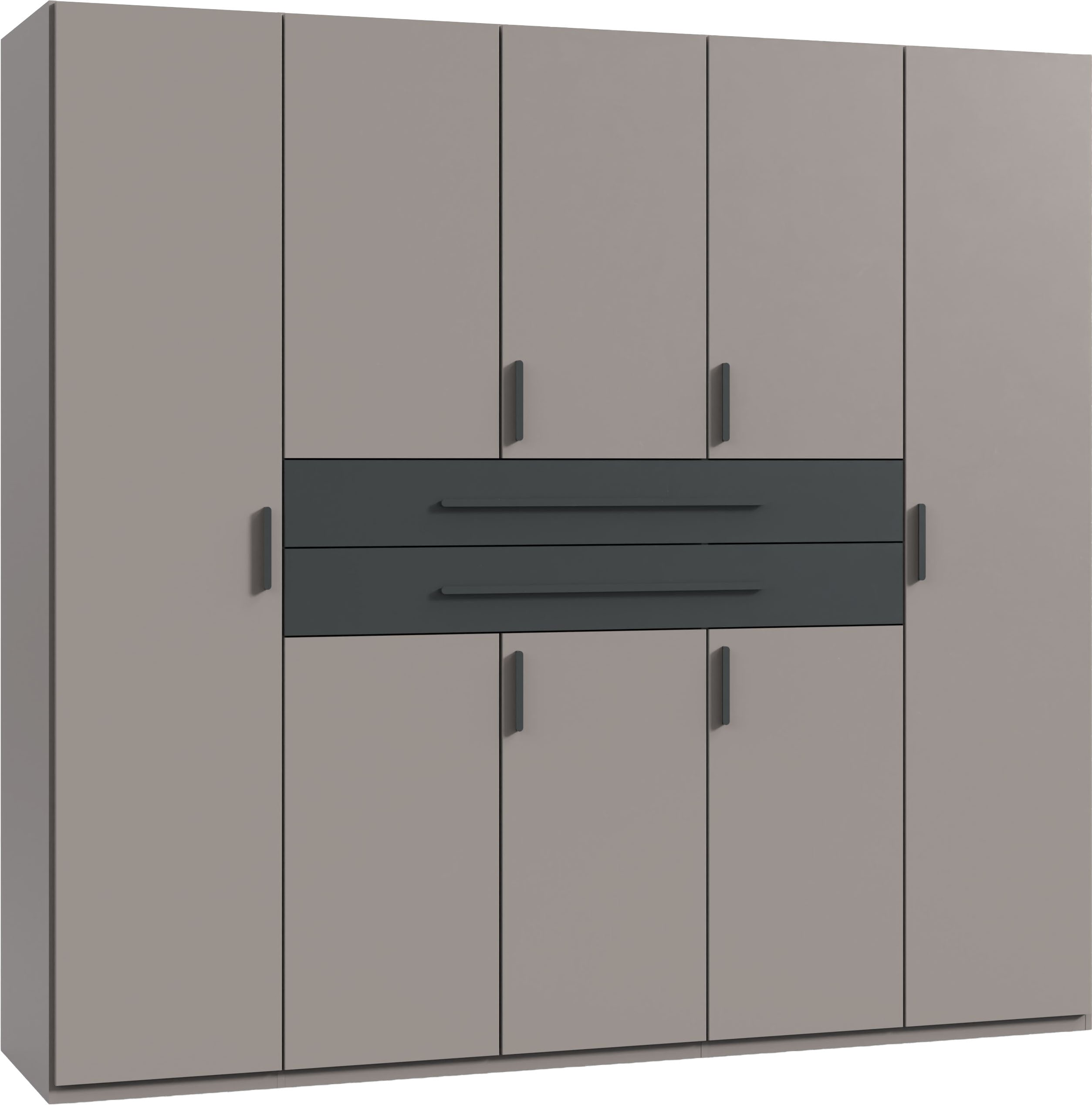 Wimex Drehtürenschrank "Digit, erhältlich in den Breiten 180cm, 225cm oder 270cm" Schlafzimmer Schrank Bestseller in moderner Optik, inkl. zwei Schubkästen