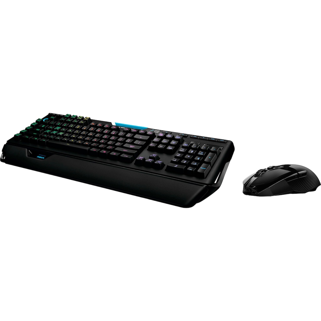 Logitech G Gaming-Tastatur »G910 Orion Spectrum RGB Mechanical«, (Multimedia-Tasten-Handgelenkauflage-Ziffernblock)