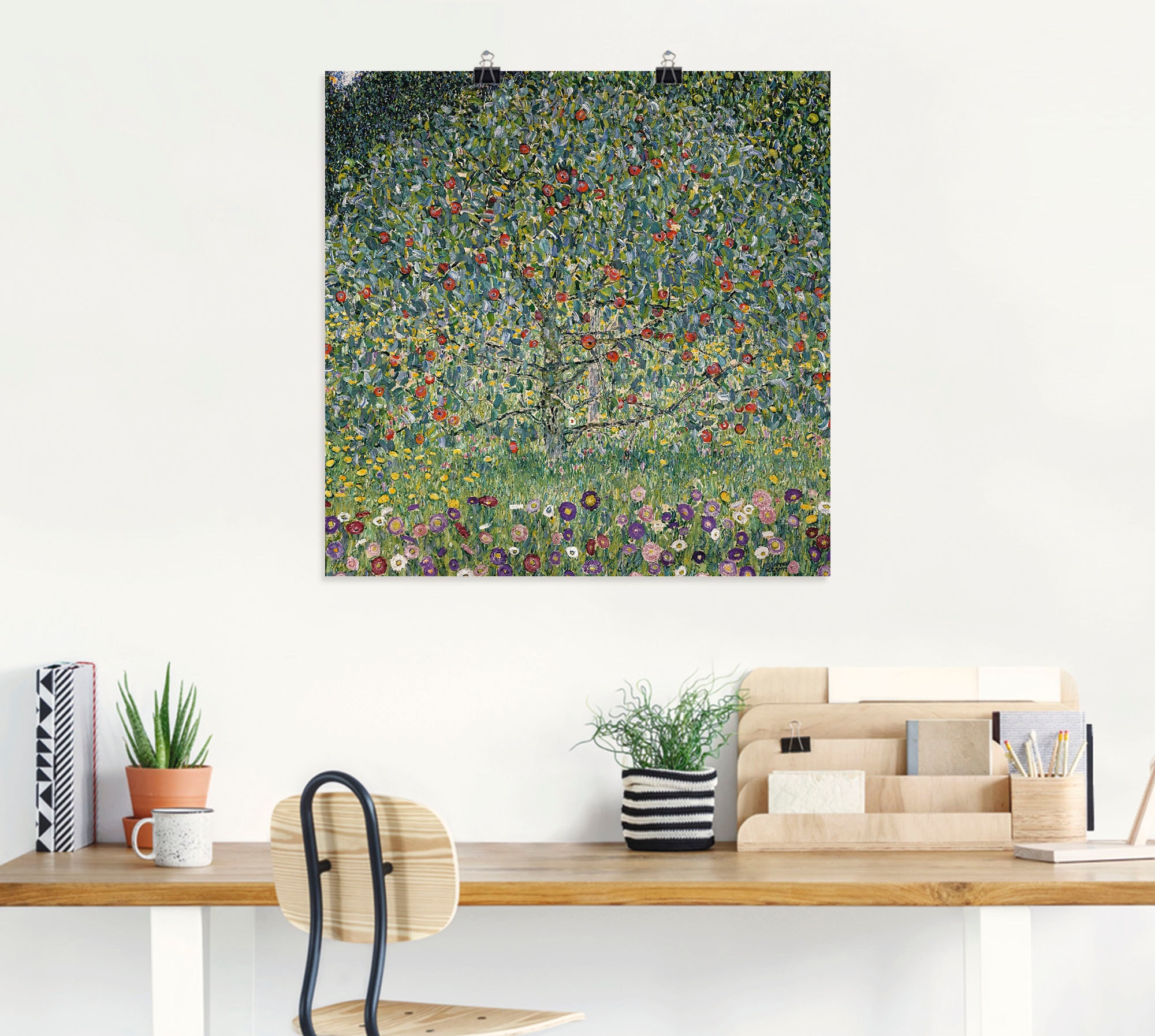Artland Wandbild »Apfelbaum I. 1912«, Bäume, (1 St.), als Alubild, Outdoorbild, Leinwandbild, Poster, Wandaufkleber