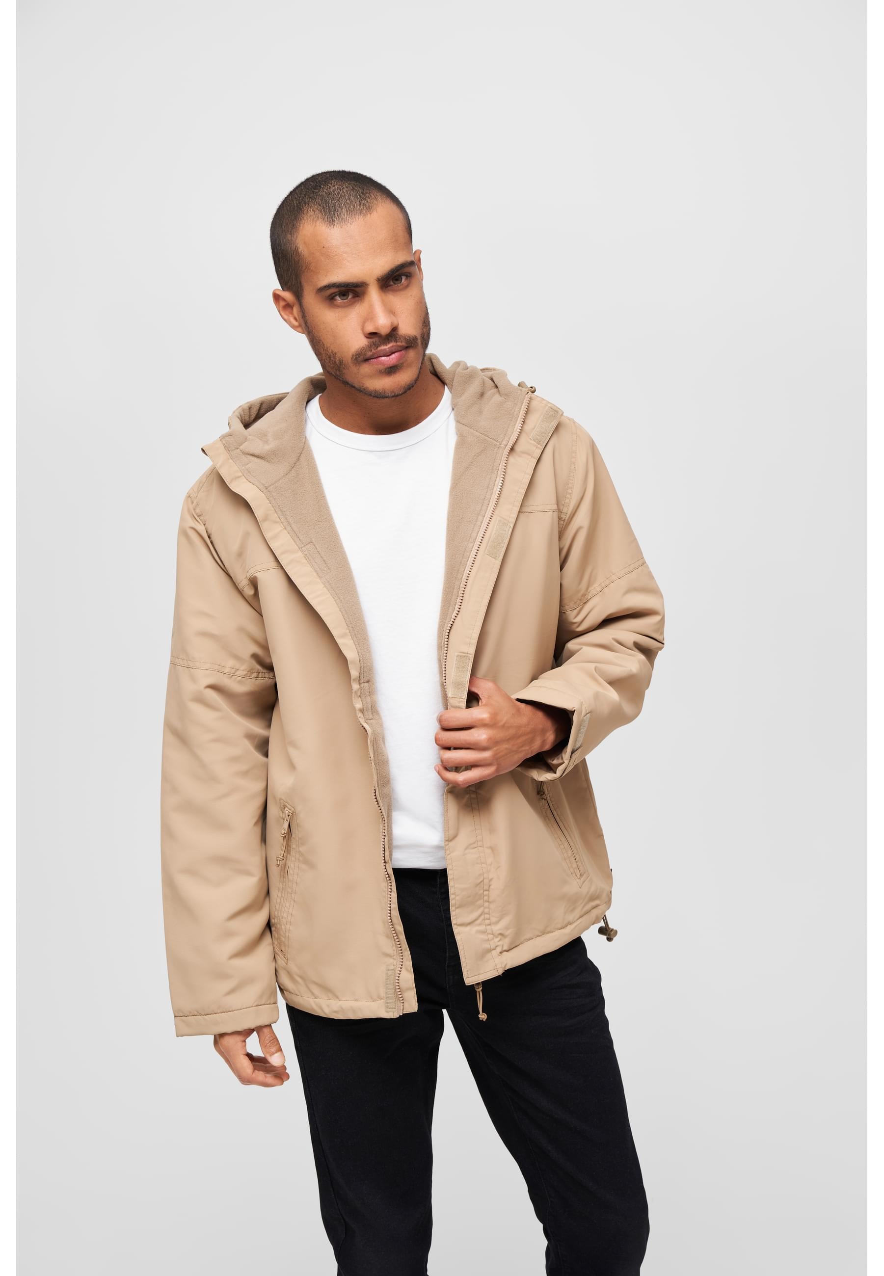 Brandit Allwetterjacke »Brandit Herren Windbreaker Frontzip«, (1 St.), mit Kapuze